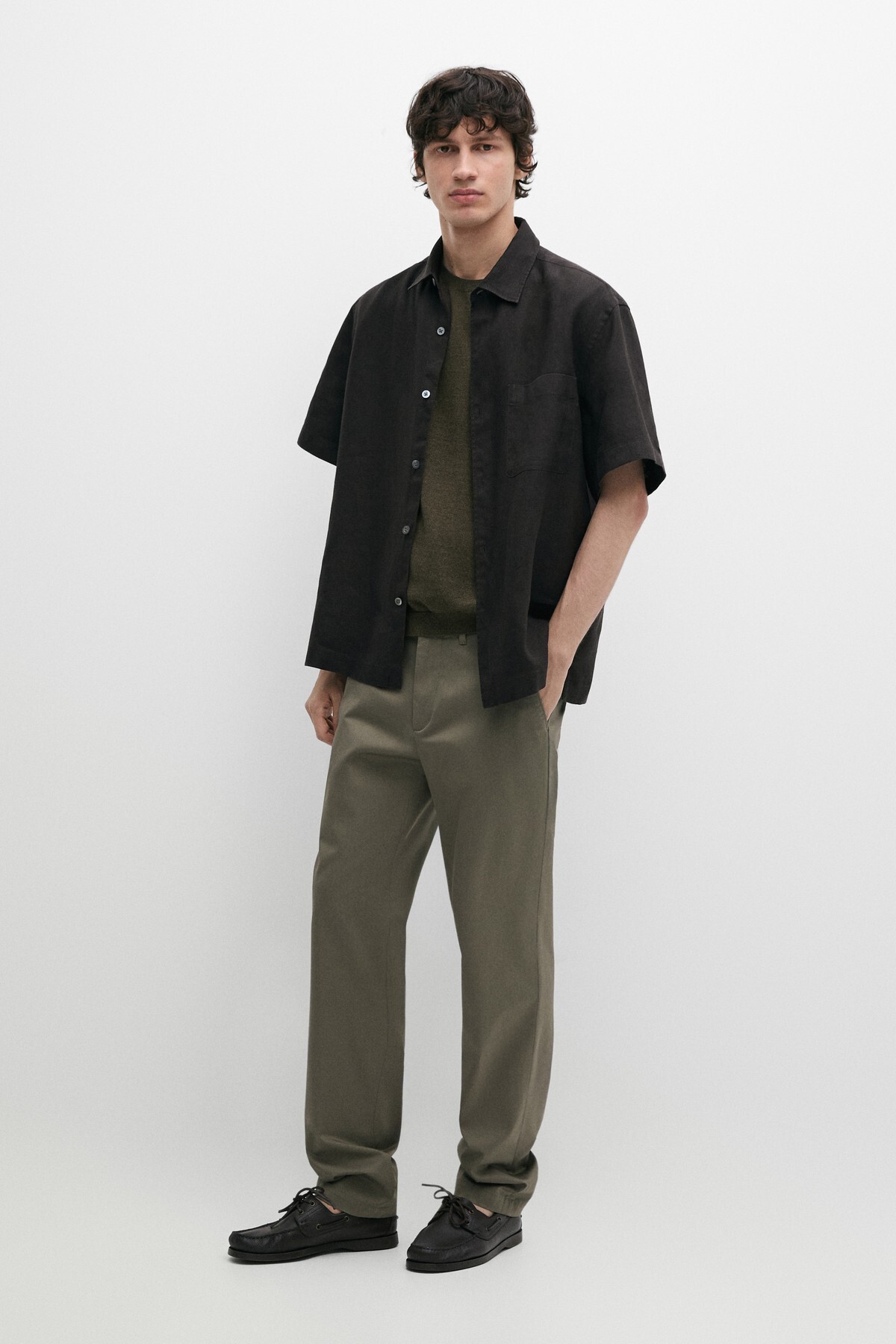 Pamuklu slim fit pantolon