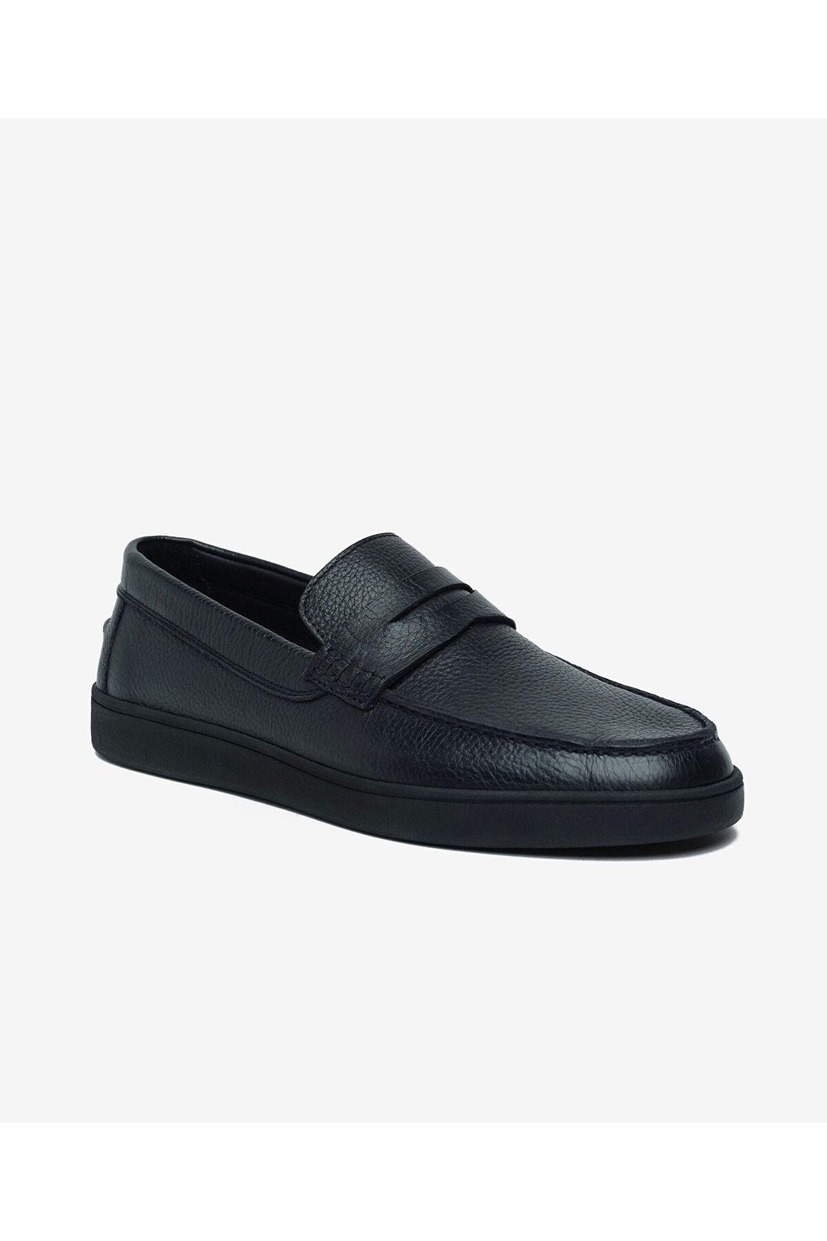 Greyder Erkek Siyah Hakiki Deri Loafer Ayakkabı 6Y1UA64757 görsel 2