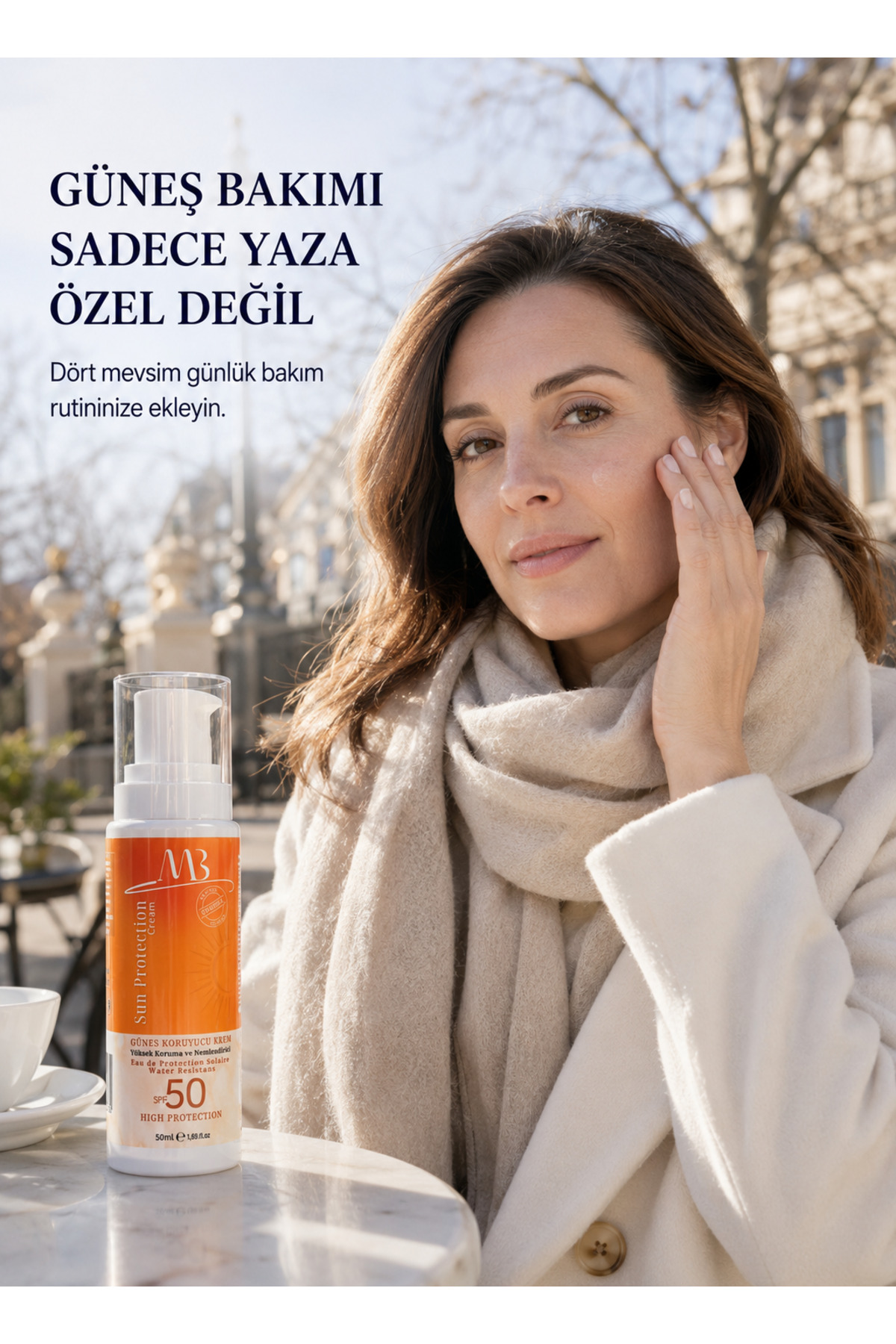 کرم ضد آفتاب با فاکتور بالا SPF 50، 50 میلی لیتر — gnş — تصویر 4 از 5