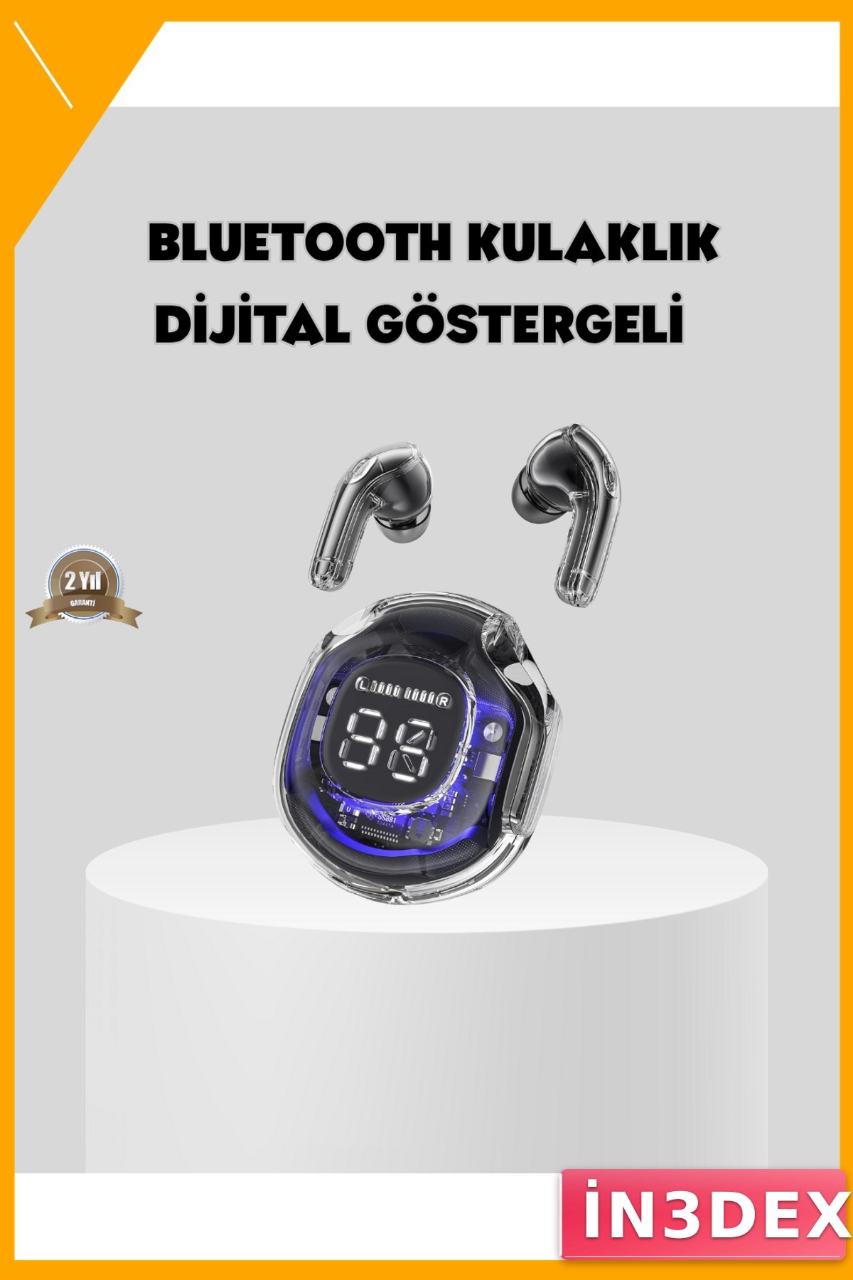 Kablosuz Kulak İçi Kulaklık Bluetooth 5.3 Gürültü Engelleyici Üçlü Mikrofon