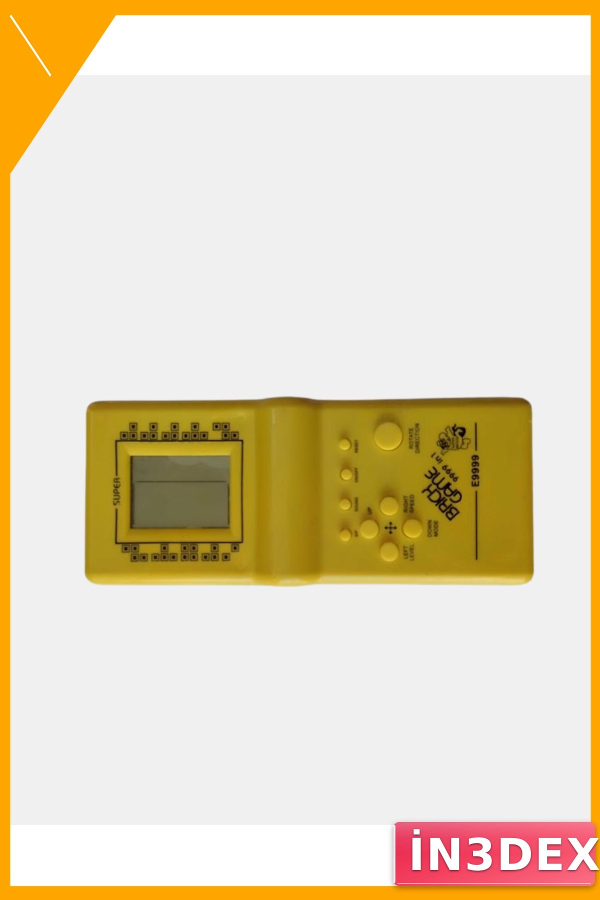 Retro Tetris El Konsolu Taşınabilir Pil ile Çalışan Oyun Aleti
