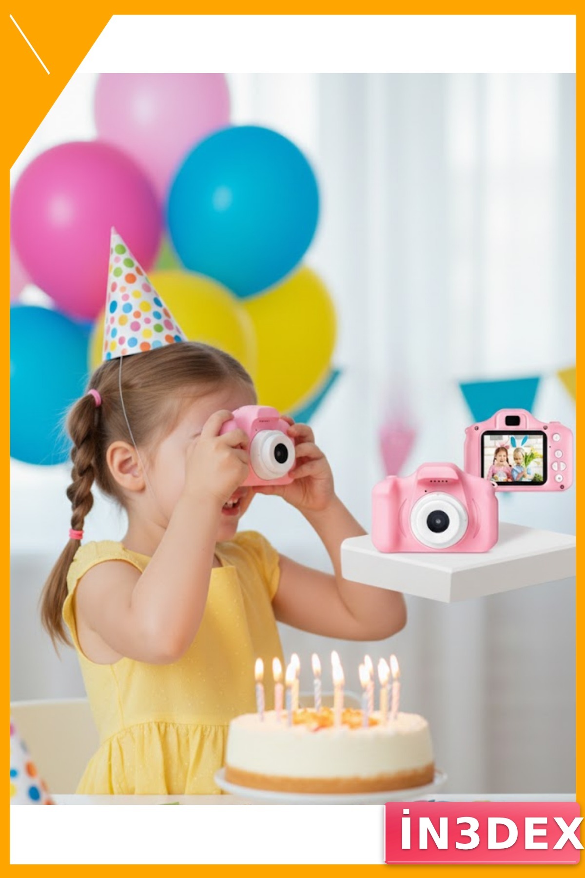 Mini Dijital Kamera HD Video Kayıt Fotoğraf Çekim USB Şarjlı Taşınabilir