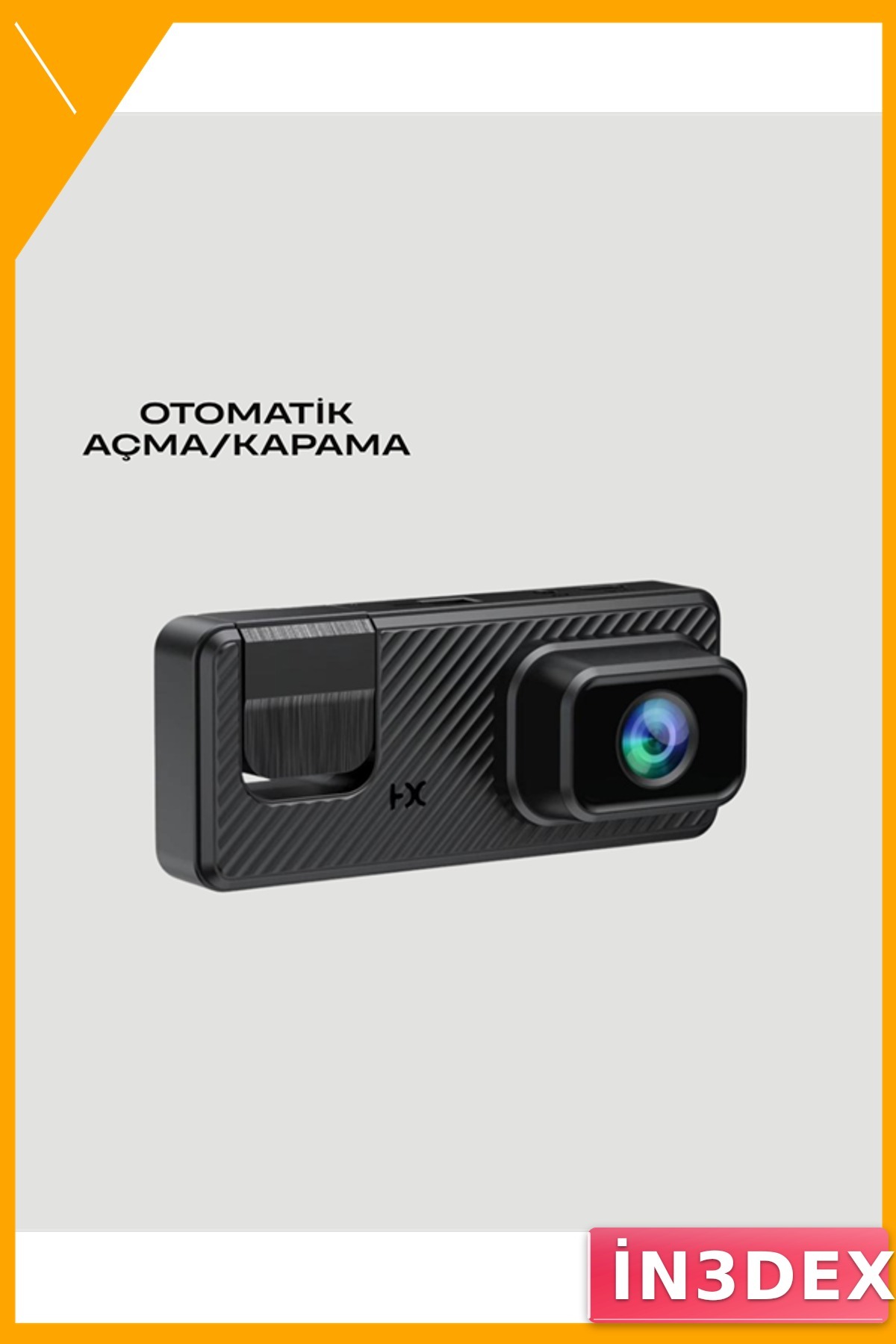 3 Kanallı Araç Kamerası Full HD 1080P Ön İç Arka DVR