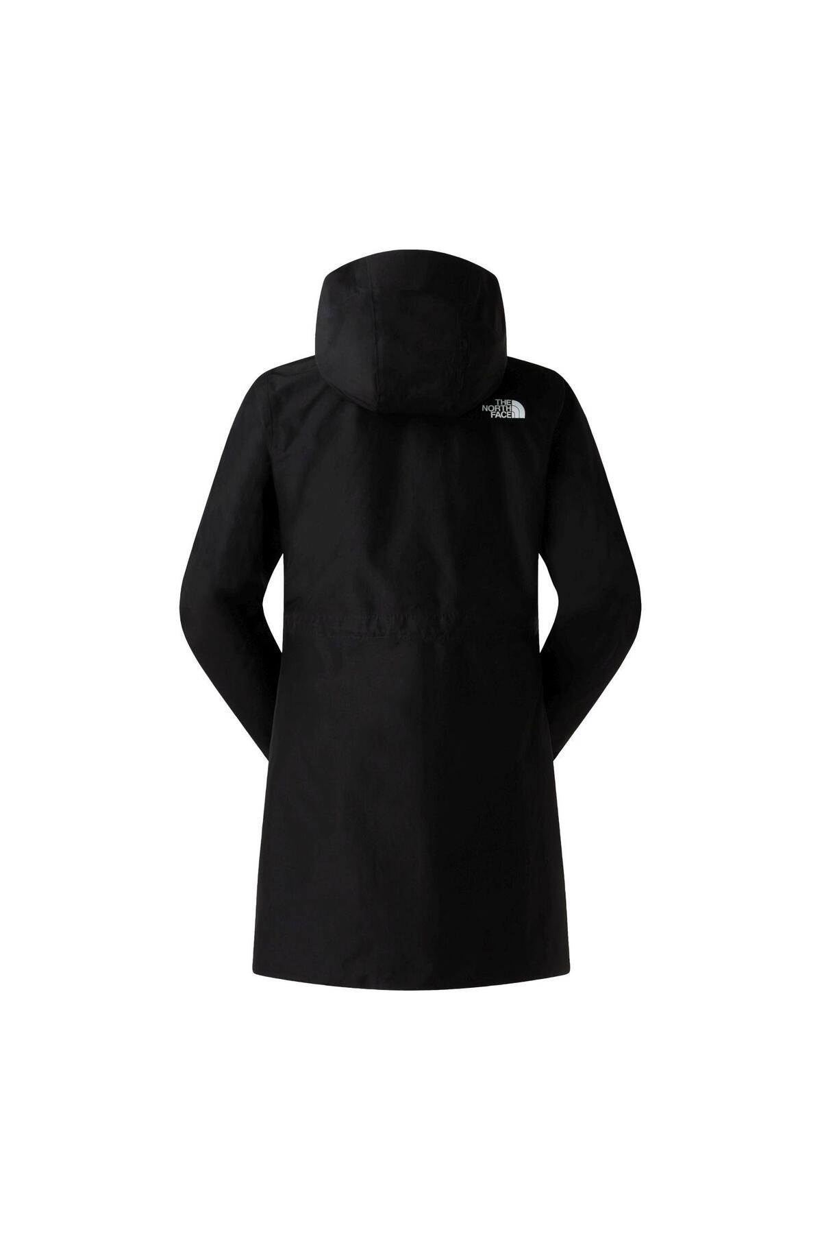 THE NORTH FACE W DRYVENT HIKESTELLER PARKA Kadın Ceket NF0A8G6ZJK31 Siyah-L görsel 7