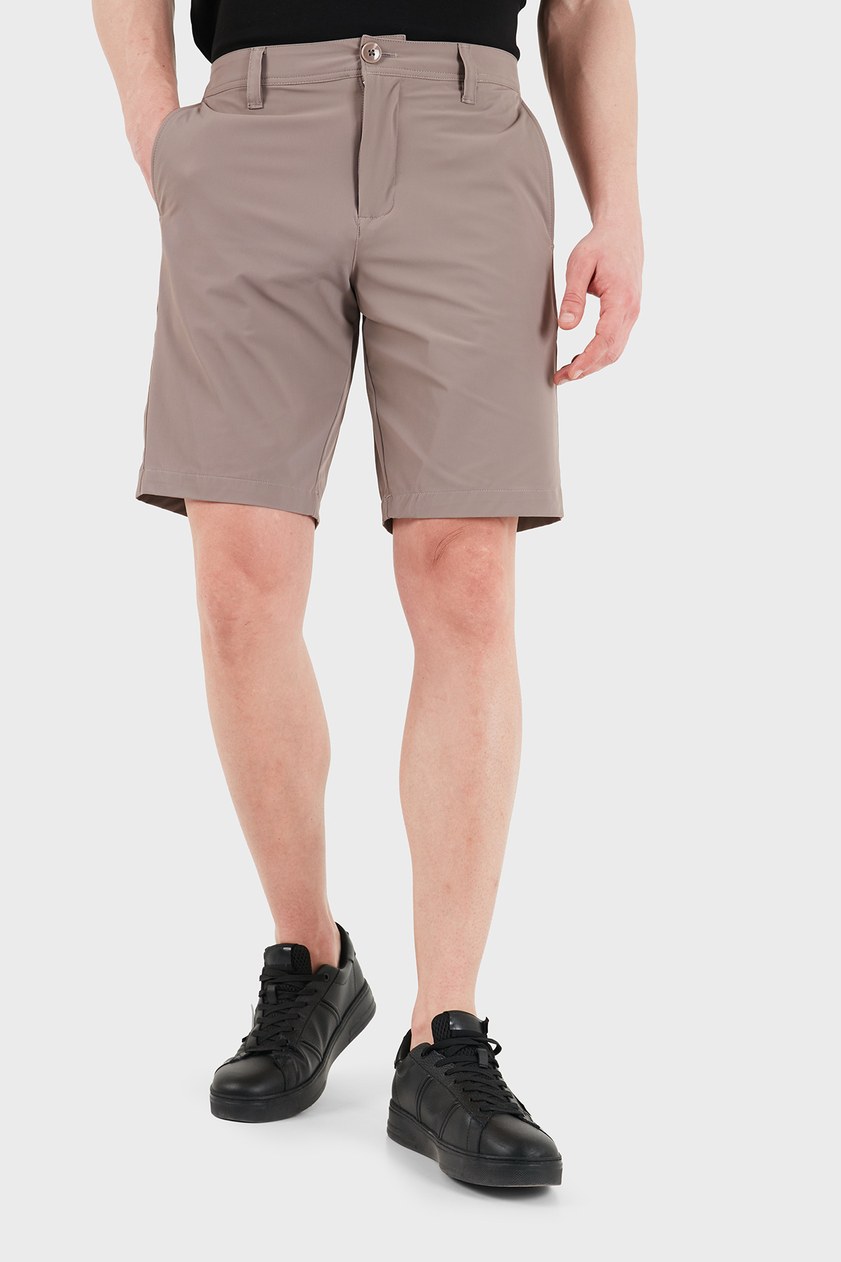 شلوارک مردانه اسلیم فیت کمر معمولی 8NZS49 ZNYZZ U6107 آرمانی اکسچنج شلوارک برمودا Armani Exchange
