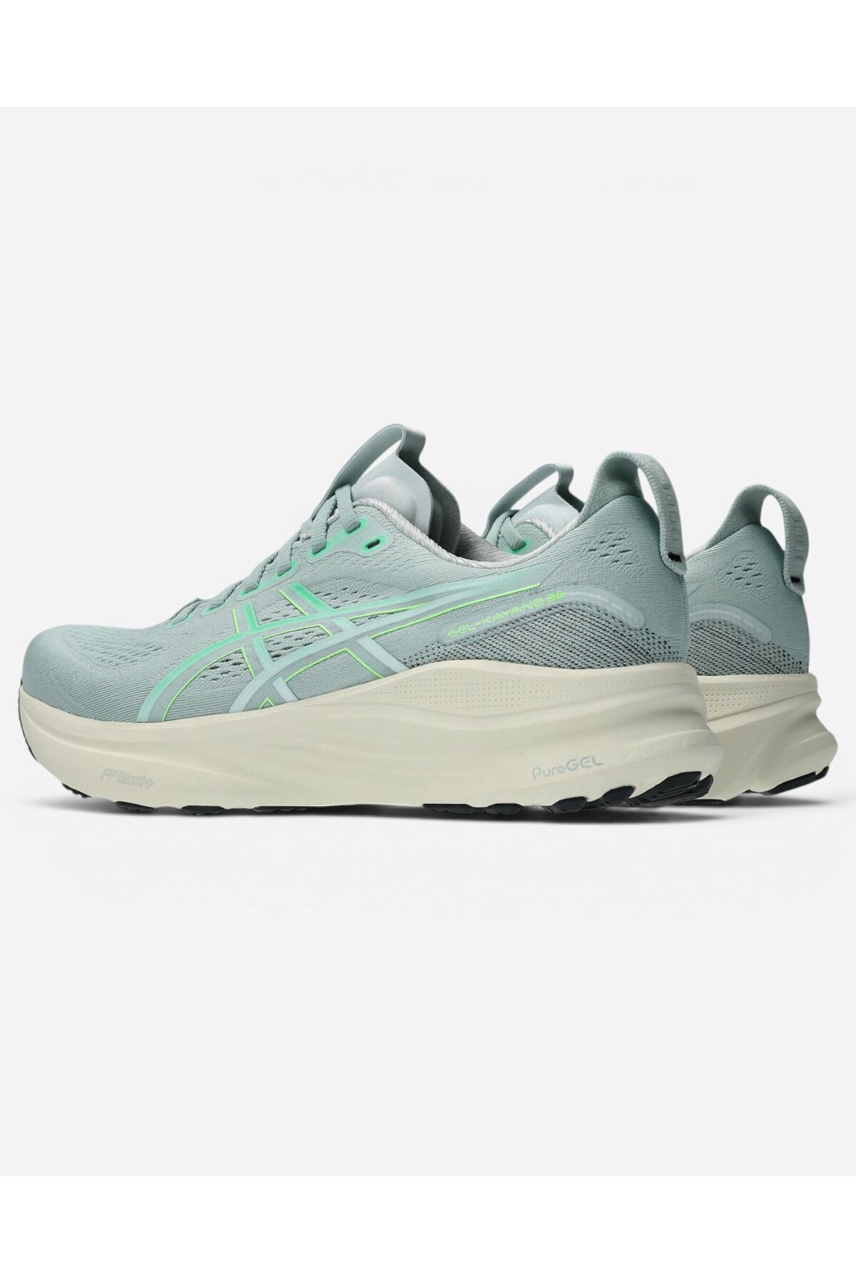 GEL-KAYANO 32 Erkek Yeşil Koşu Ayakkabısı 1011C052-402 — رنگارنگ — تصویر 4 از 7