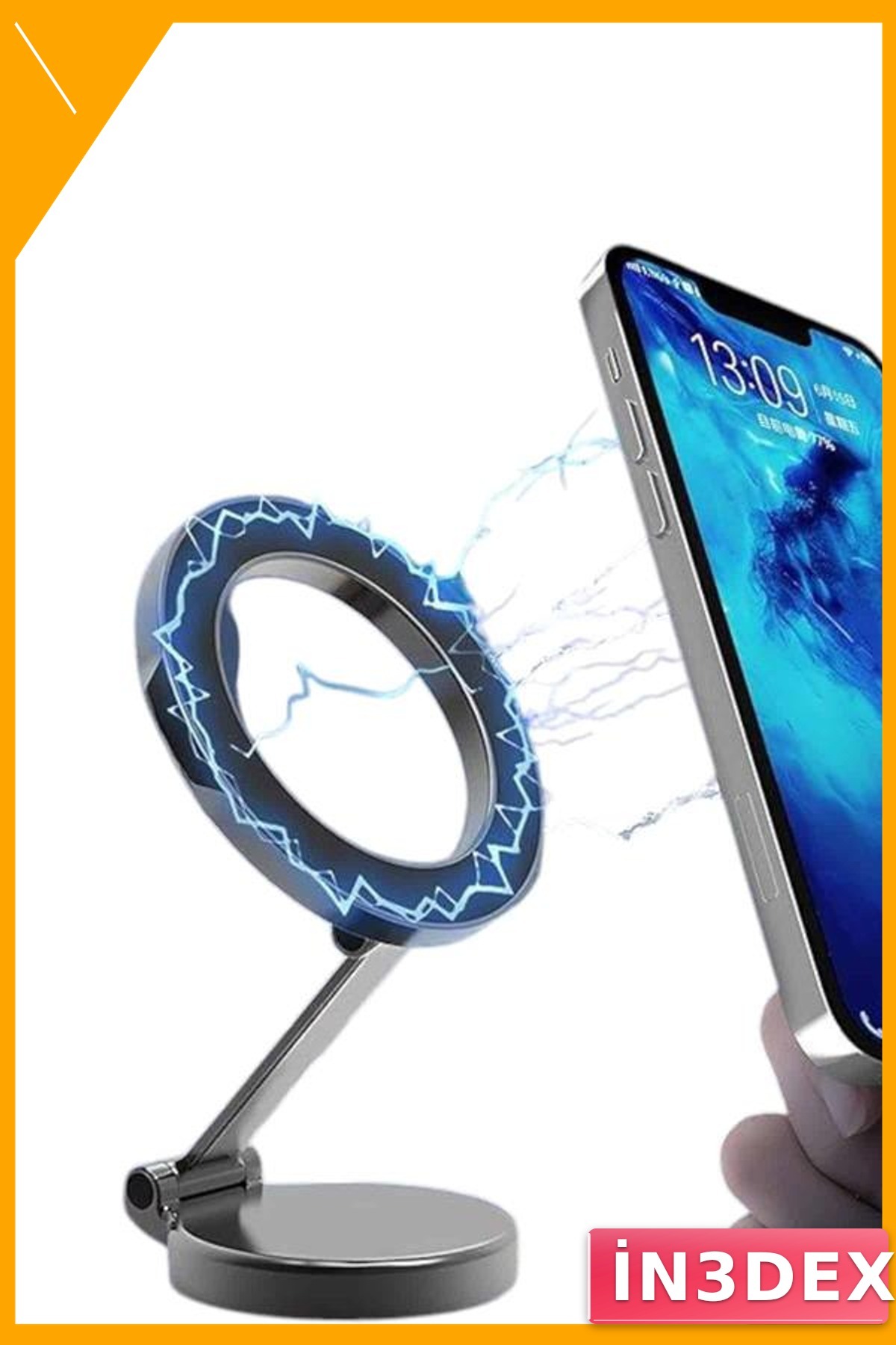 Katlanır Manyetik Araç İçi Telefon Tutucu Magsafe Uyumlu