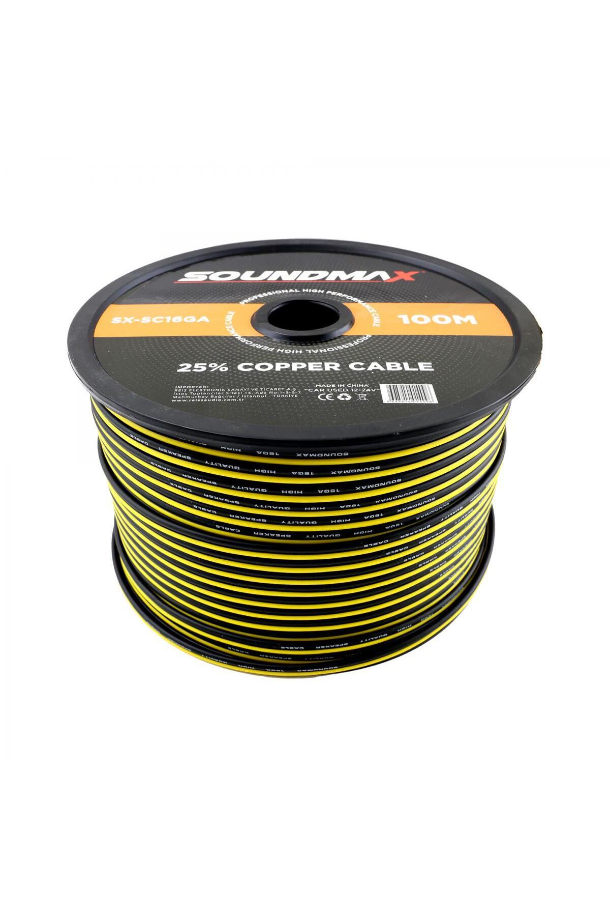 Soundmax Deniz Sound Garage SX-SC16ga 2x1.5 Kablo Hoparlör ve
