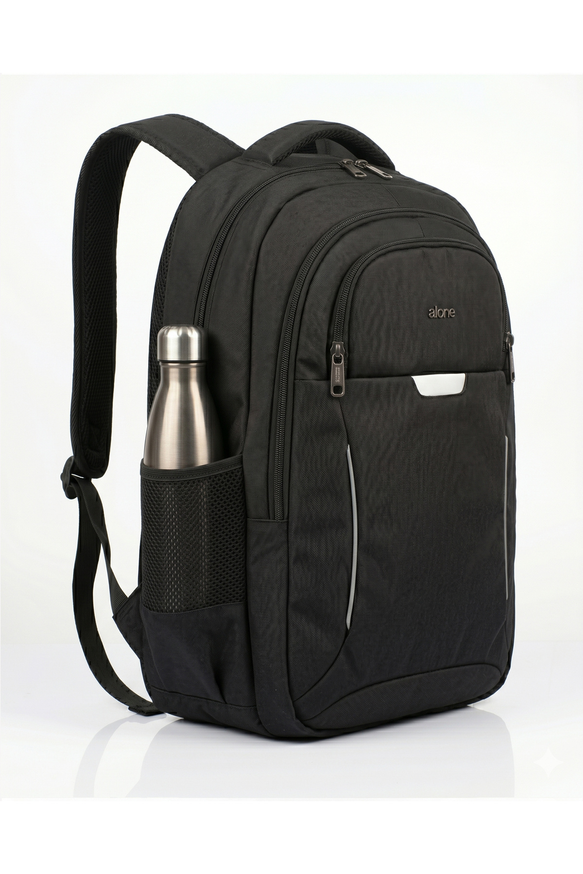 Alone Laptop Bölmeli Siyah Sırt Çantası 48x32x13 cm – Günlük, Üniversite, İş ve Seyahat İçin Unisex Sırt Çantası 1335