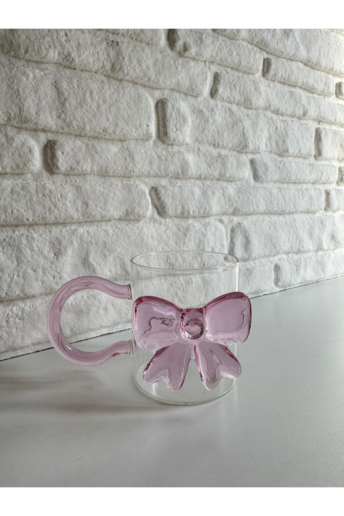 Pembe Fiyonklu Kulplu Pinterest Kupa Bardak Kahve Fincanı 350 mL