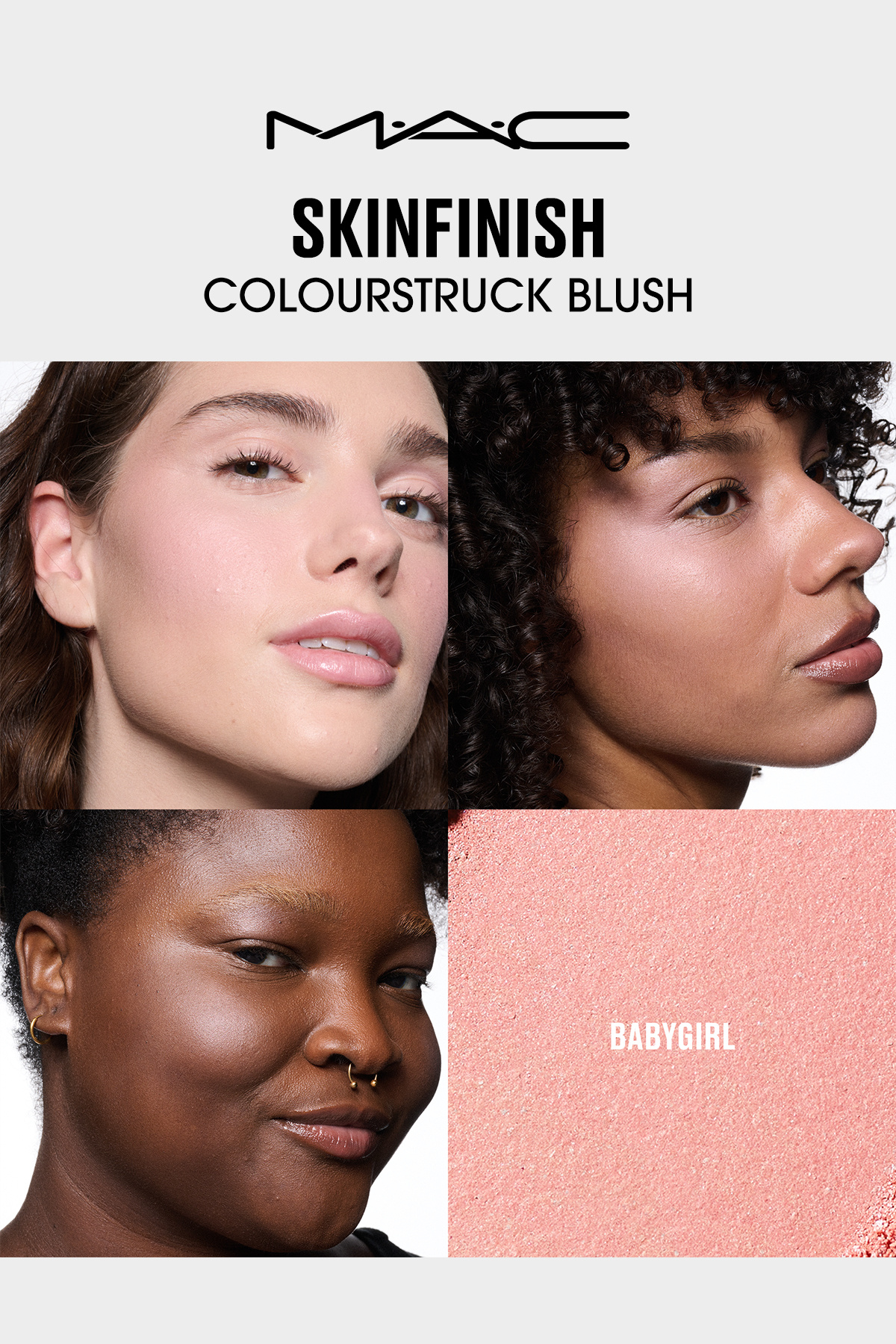 رژگونه پودری Skinfinish Colourstruck، تا 12 ساعت ماندگاری، با رنگدانه‌های بسیار بالا - Babygirl — رنگارنگ 143488 — تصویر 3 از 6