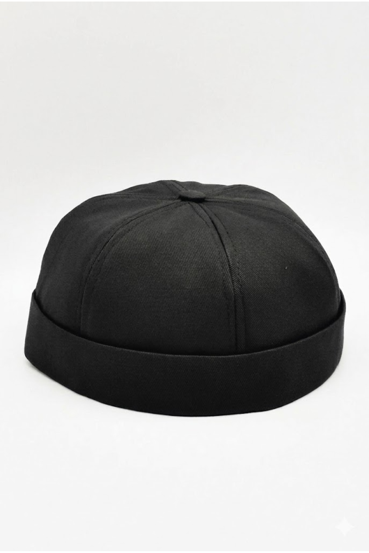 Belifanti Collection Siyah Docker Cap Ayarlanabilir HipHop Sipersiz Retro Takke Şapka görsel 2