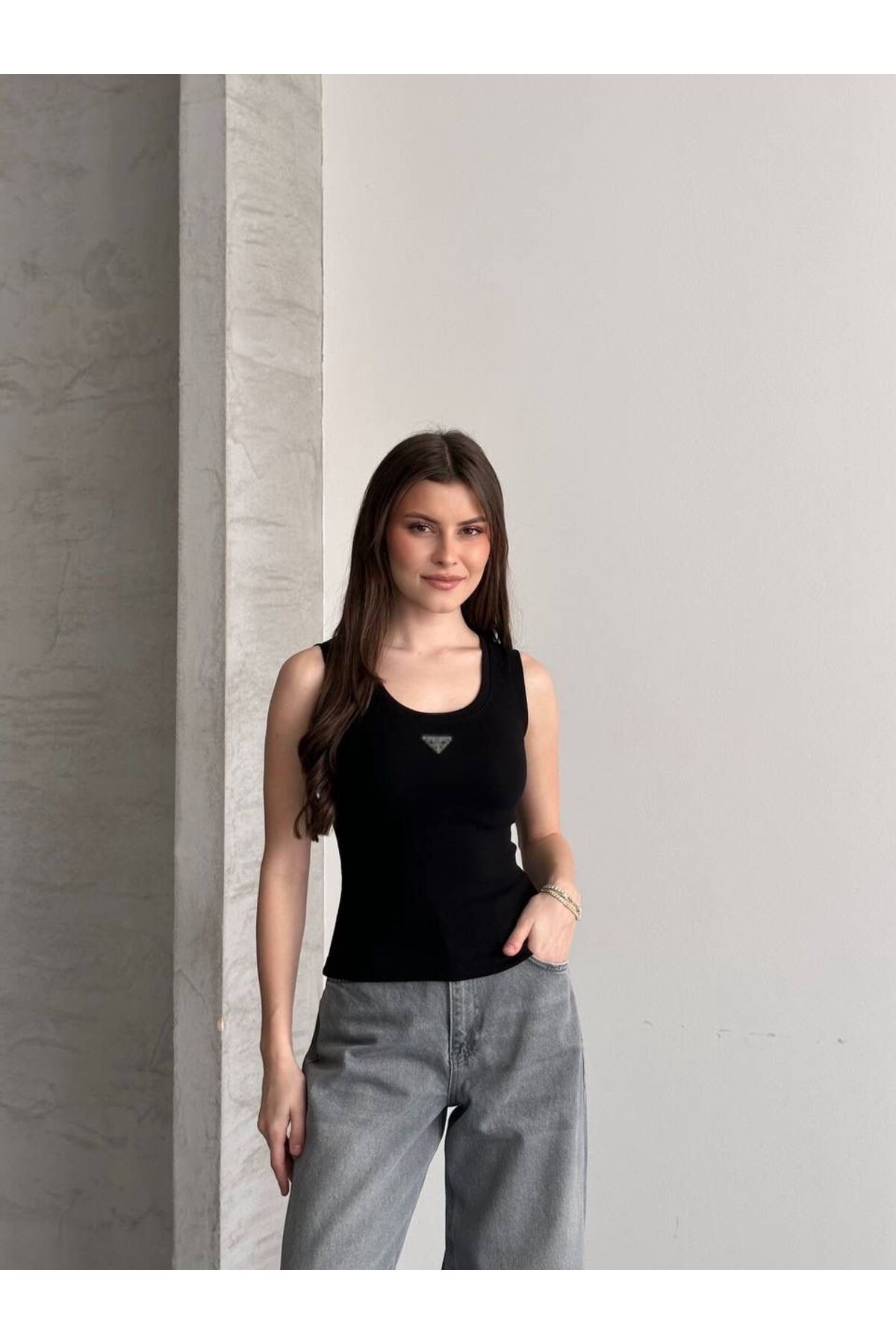 mylunessa Pra Triangle Black Camisole Athlete
