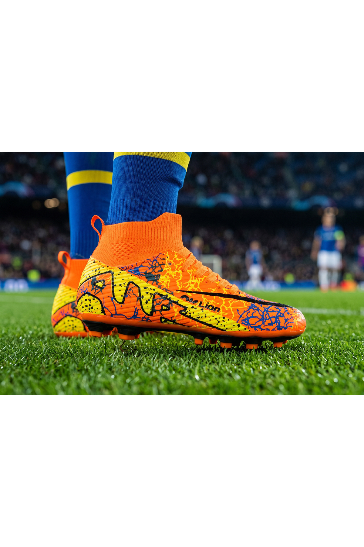azurex Lion 501 Yeni Sezon Yüksek Bilek Futbol Kramponu - Fiyatı