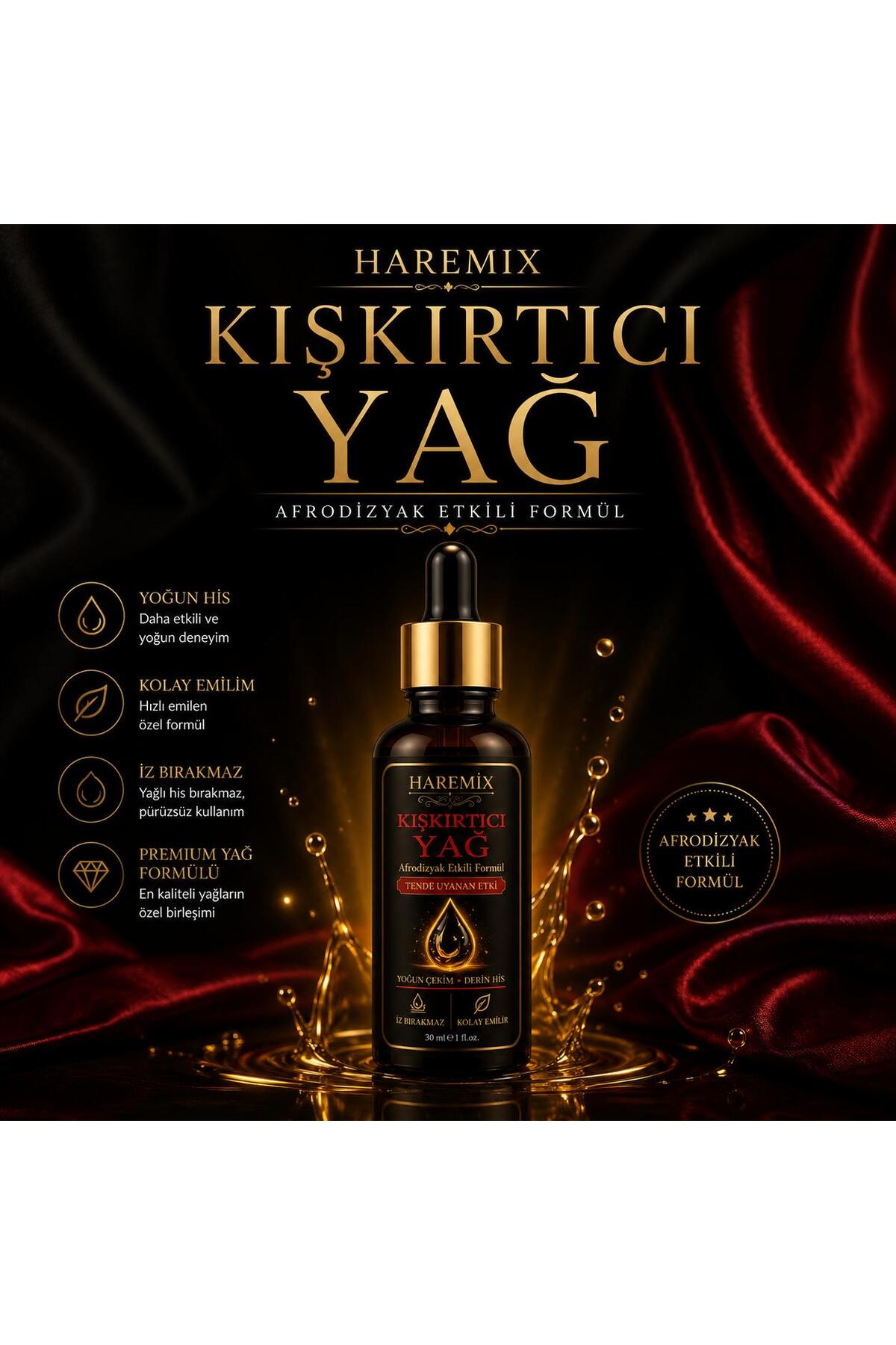 Haremix Kışkırtıcı A.frodizyak İ.stek A.rttırıcı U.yarıcı Serum 30 ml - Fiyatı, Yorumları