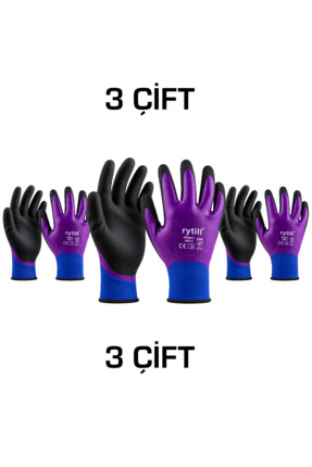 Rytill SFBNFC Tam Kaplı Nitril iş eldiveni 🧤( 3 Çift )