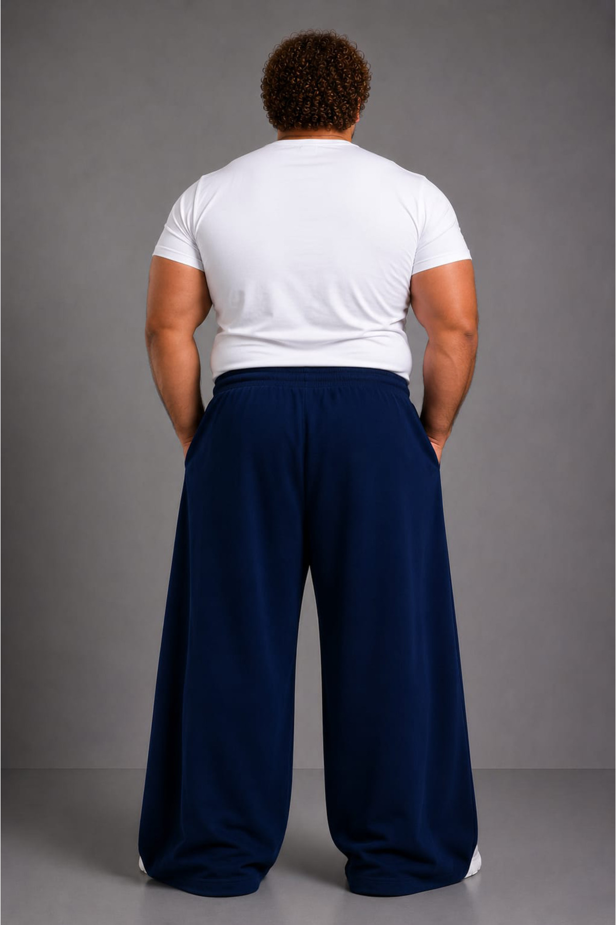 ZAVIXO ERKRK Wide Leg %100 Pamuk Pantolon Rahat Günlük Stil görsel 3