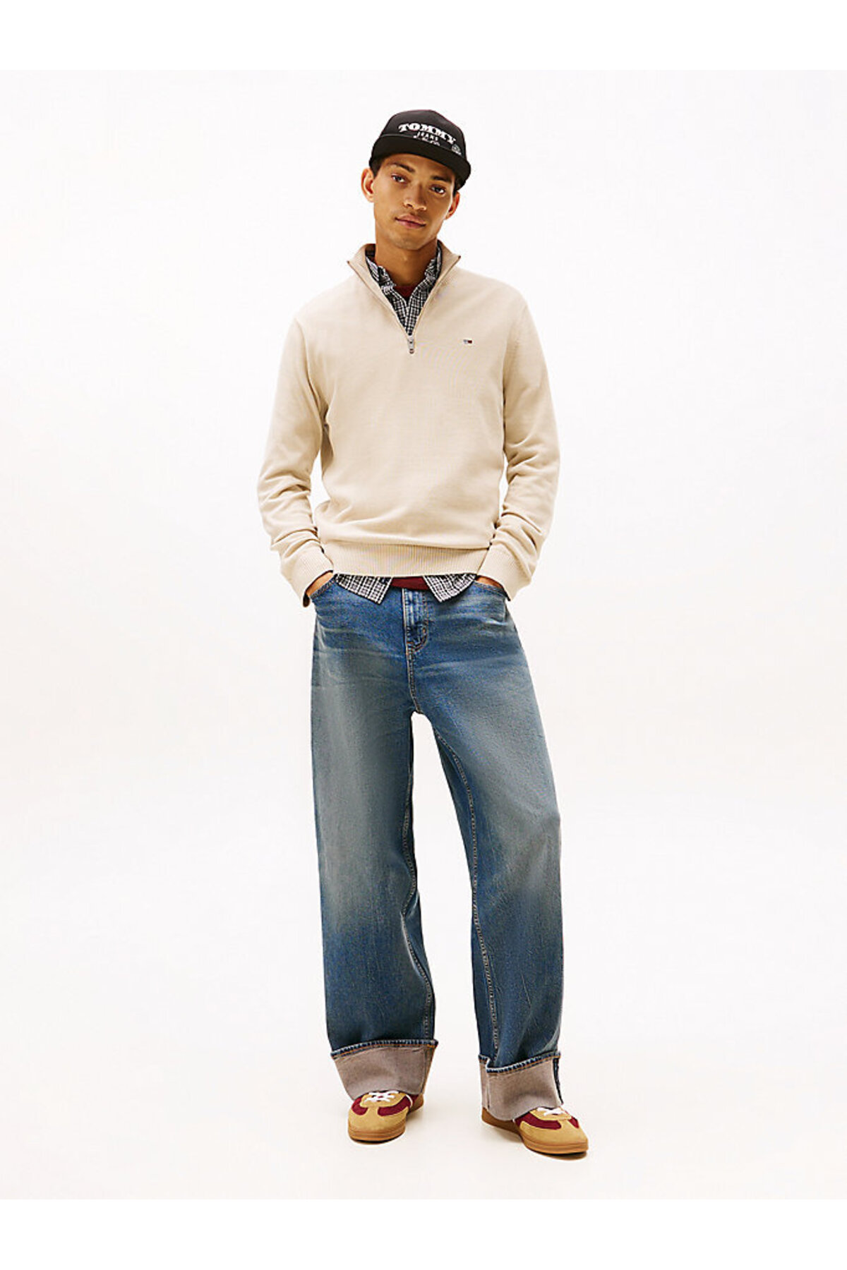 Tommy Hilfiger TJM SLM ESS LIGHT A? ZIP SWTR görsel 3