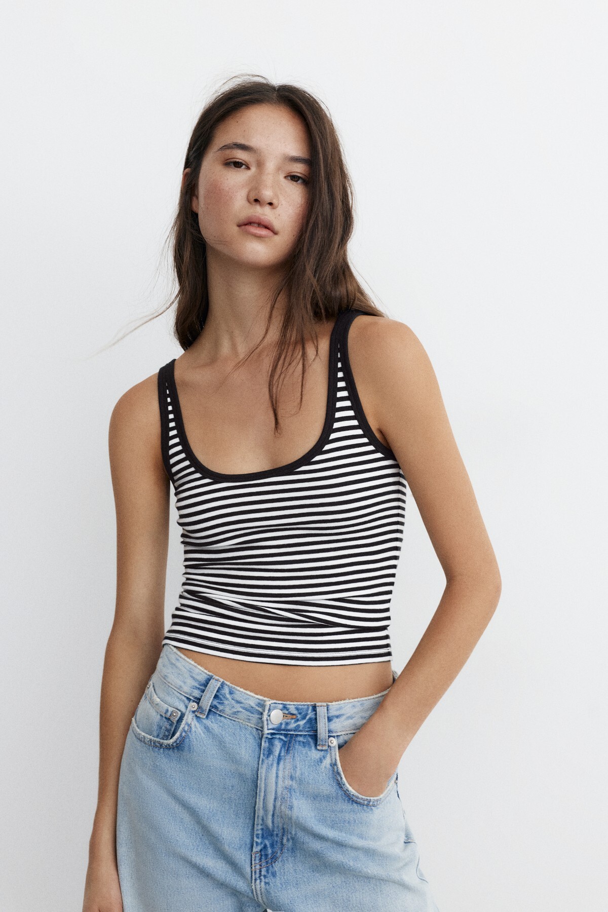 Pull & Bear  Modal askılı tank top - Görsel 2