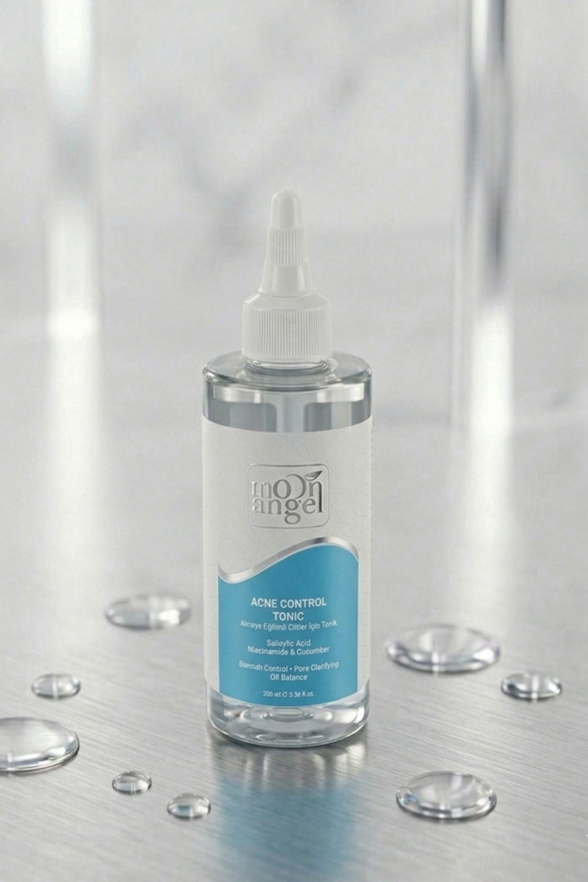 Acne Control Tonik Akneye Eğilimli Ciltler İçin Gözenek Arındırıcı ( Salicylic Acid + Niacinamide) Yüz Toniği 200 ml — görsel 2