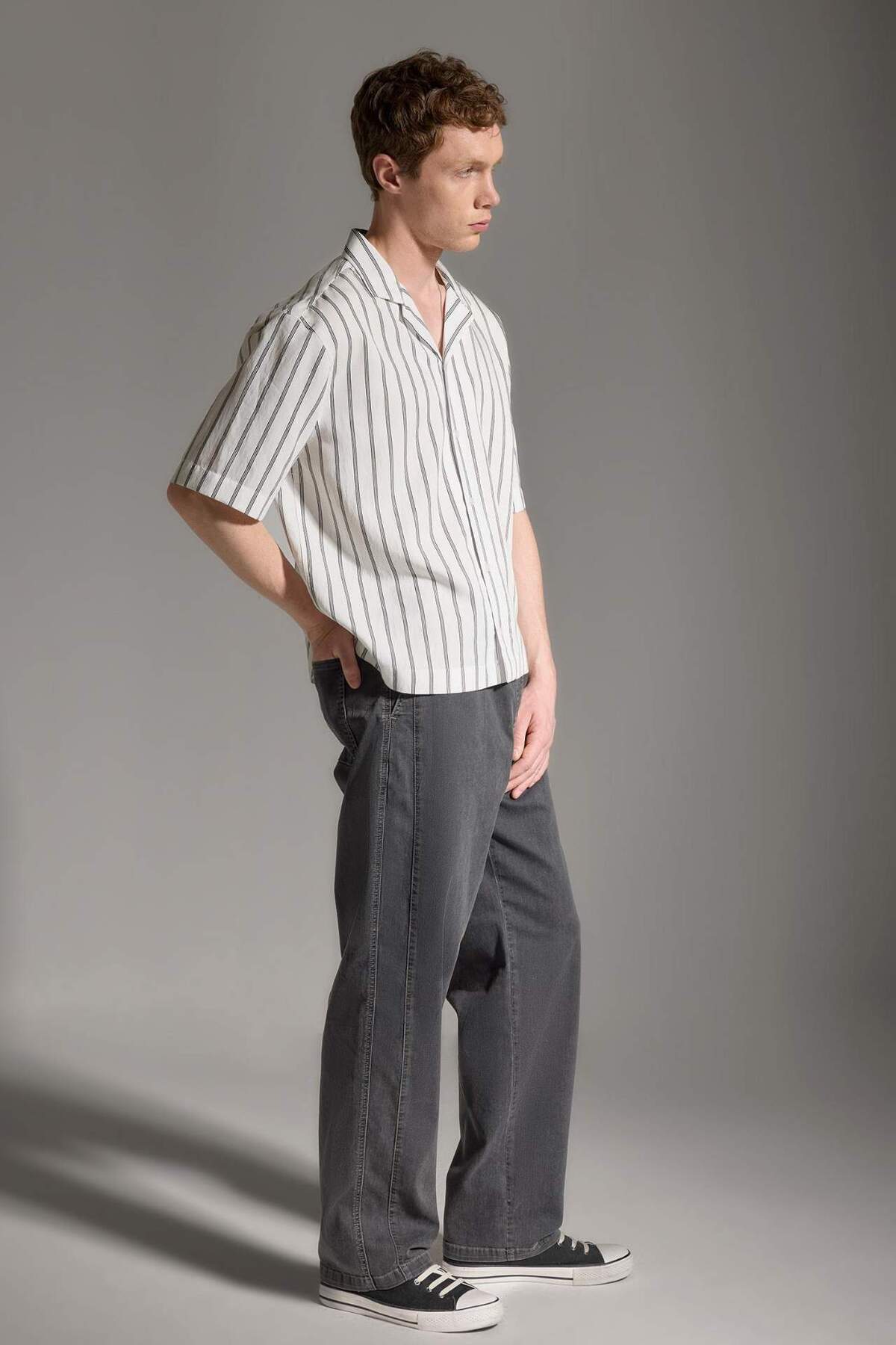 DeFacto Ultra Hafif Baggy Fıt Pantolon I0433AX26SM görsel 2