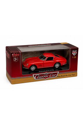 Alloy Models Vardem FERRARİ 275 GTB NOSTALJİK ARABA ÇEK BIRAK KAPI AÇILIR 1:36