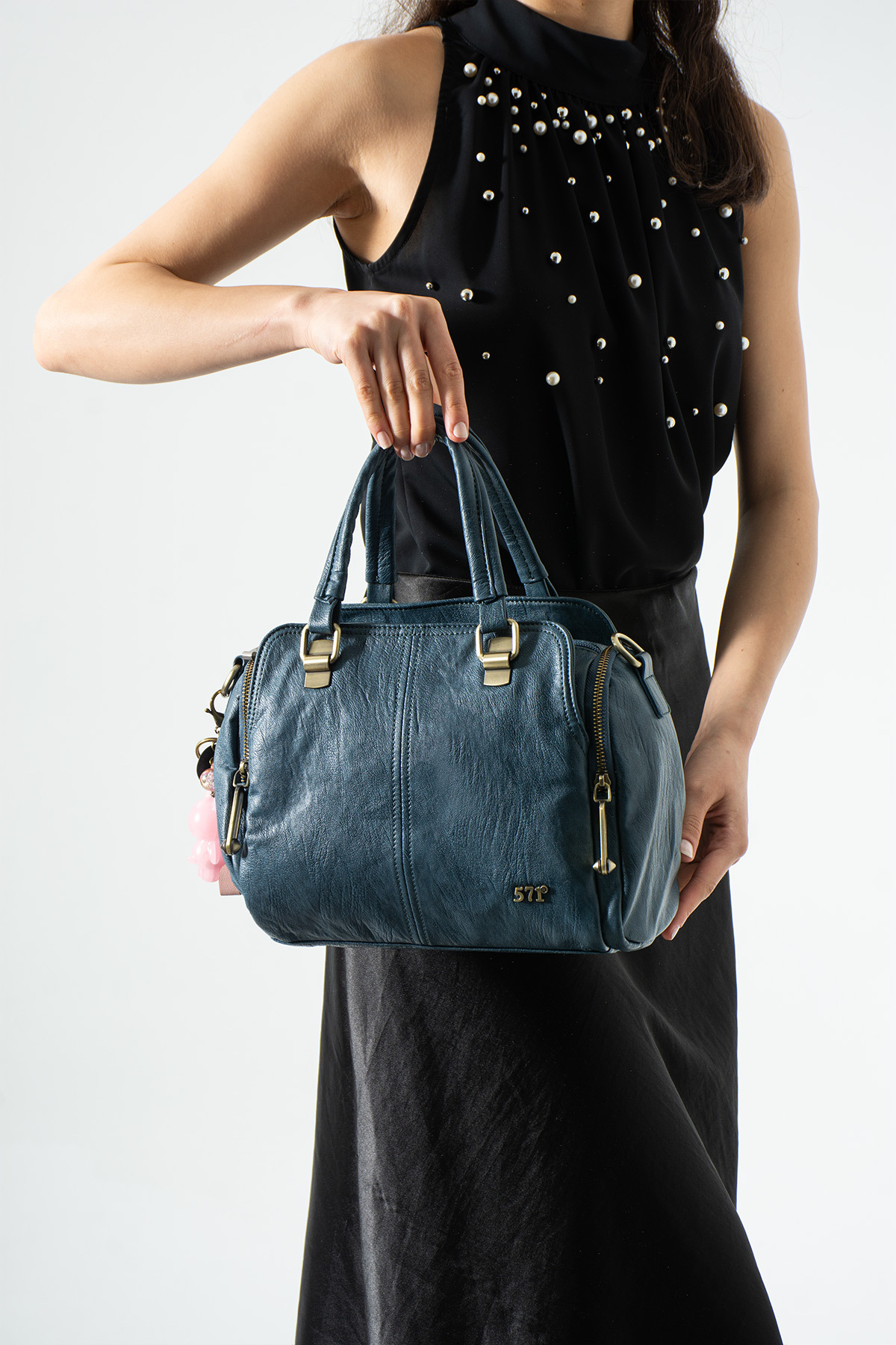 charme様用 571 Collections Çanta Jasminel 571 Collections Suni Yıkama Deri