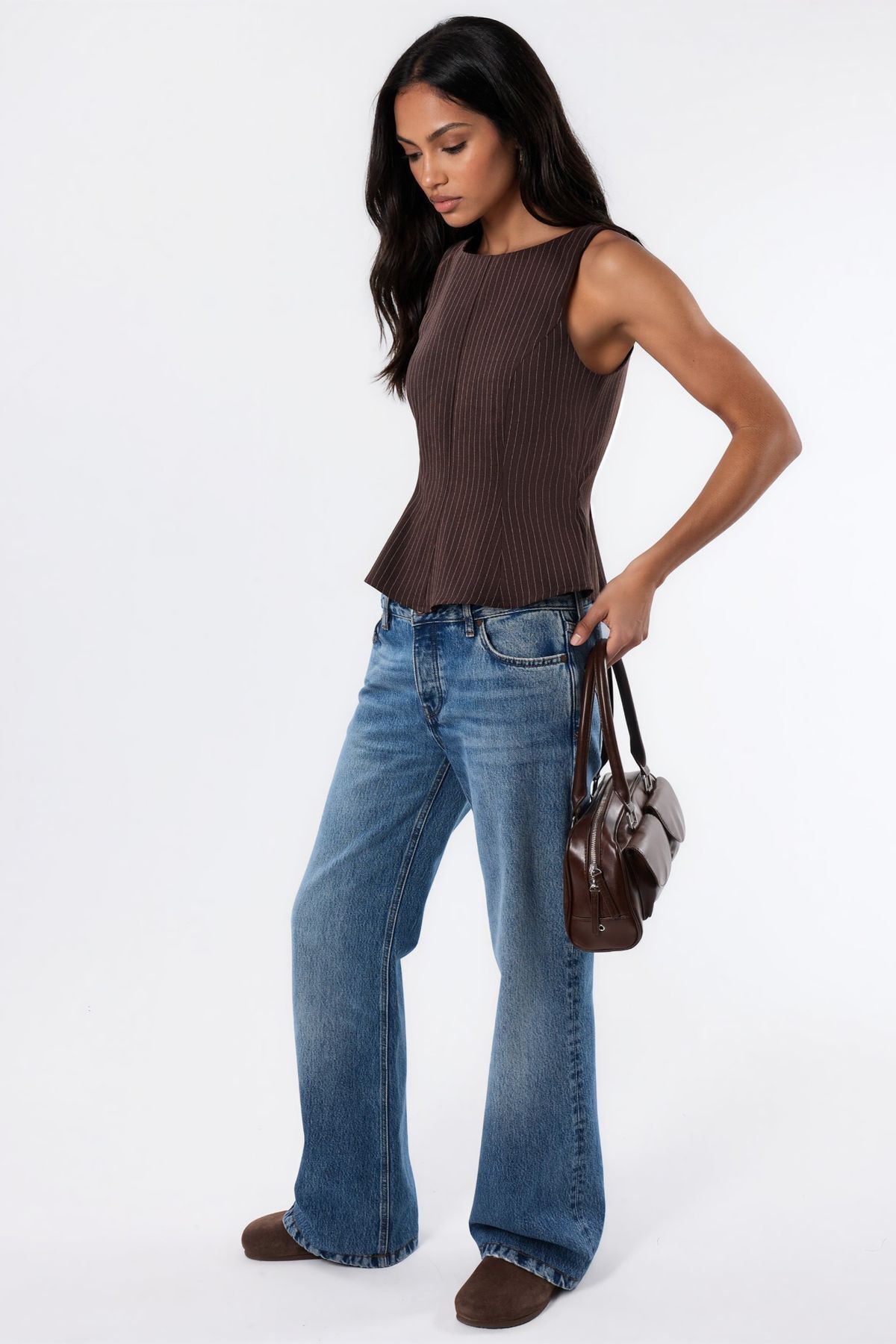 Hiccup  Kolsuz Peplum Top - Görsel 2