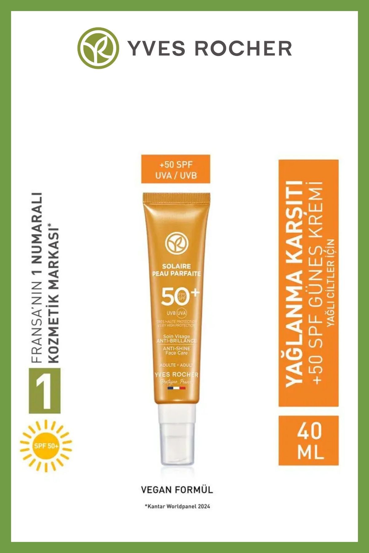SPF 50+ Güneş Koruma Seti Yağlı Ciltler İçin Parlama Karşıtı Yüz Güneş Kremi Güneş Sonrası Nemlendirici 3'lü Bakım Seti — SET-SPF50-OILCONTROL-390 — تصویر 2 از 6