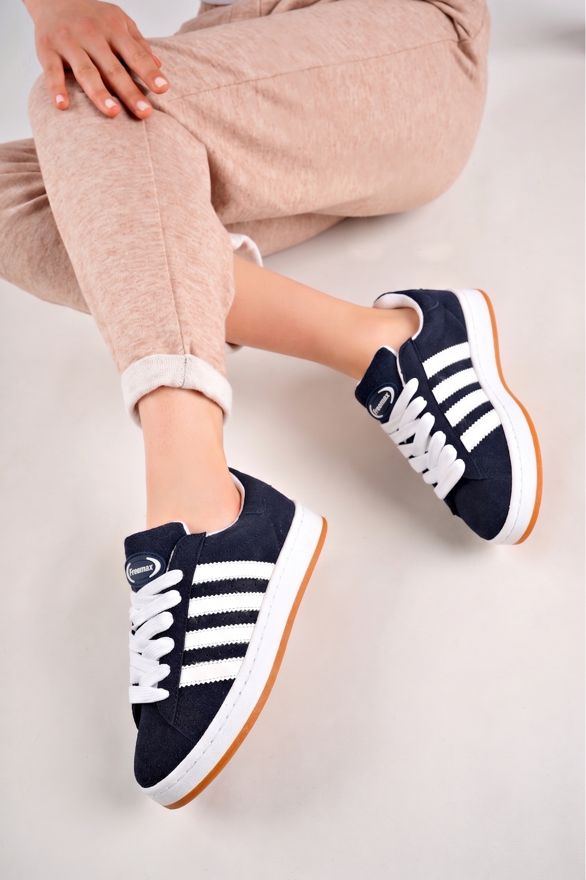 Freemax Dikişli Taban iç Tabanlık Garantili Sneaker Spor Ayakkabı Cmp88 Lacivert görsel 5