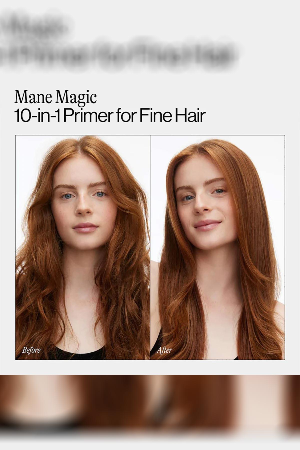 Mane Magic 10-in-1 Primer İnce Telli Saçlar İçin Isı Koruyucu Saç Bakım Spreyi 150ML — 810123600366 — تصویر 5 از 8