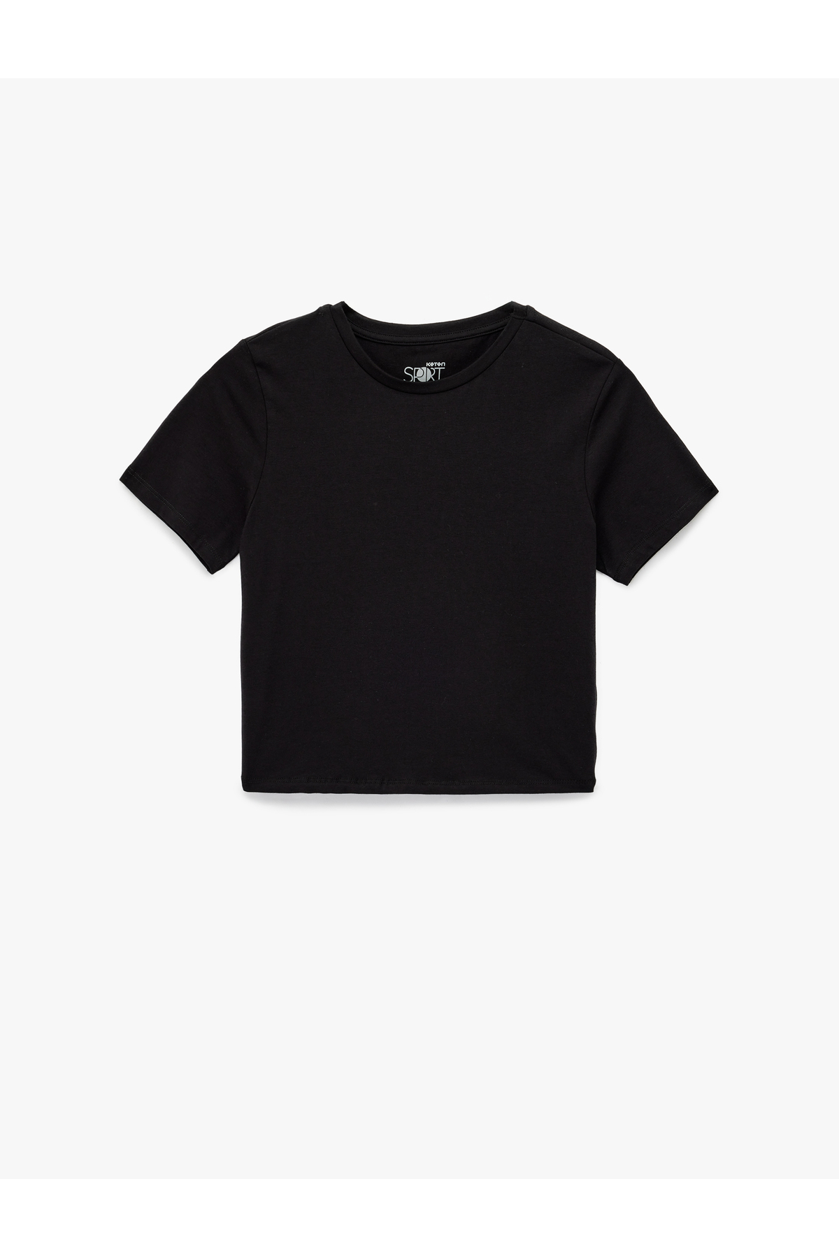 Koton Slim Fit Kısa Kollu Pamuklu Bisiklet Yaka Spor Tişört görsel 5