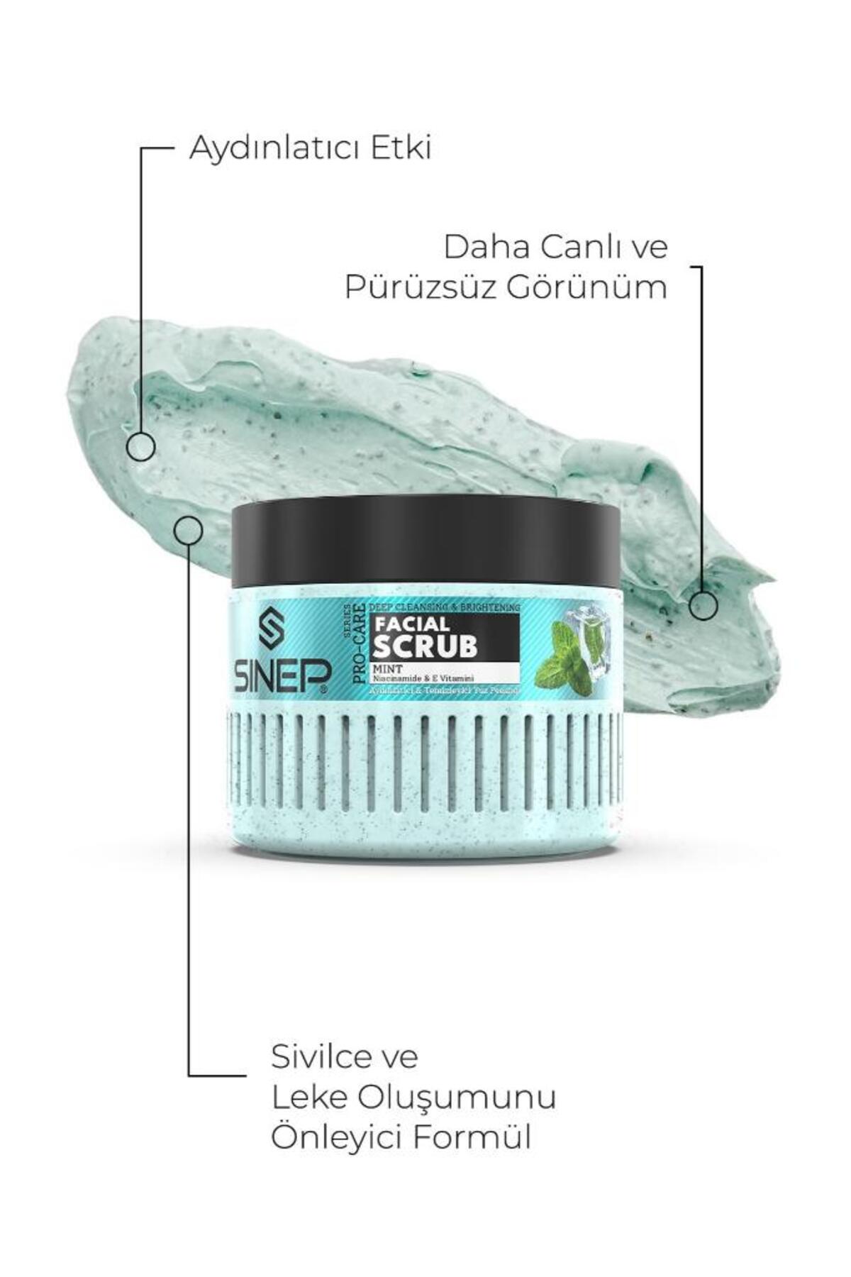 Pro-Care Scrub Aydınlatıcı ve Temizleyici Yüz Peelingi 400 ml Nane Mint — SINEP-86 — تصویر 2 از 5