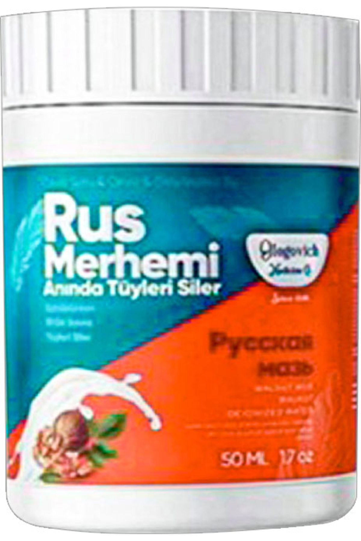 Bezos Rus Merhemi Glgn Turquoise Ceviz & Ceviz Sütü Rus Merhemi 50 ml Tüylere Krem Aslh90025 — GU-EYF-17418-NIDA01