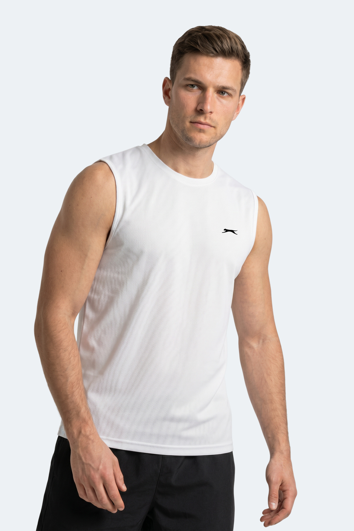Slazenger KINGSHILL Erkek Beyaz Tişört görsel 6