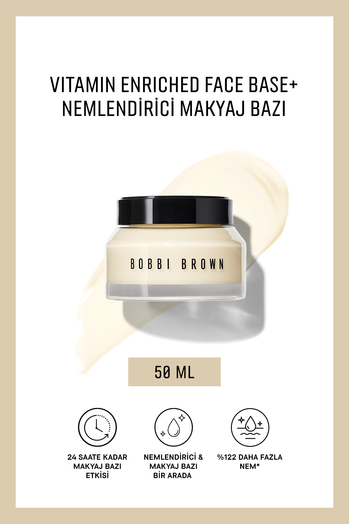 Vitamin Enriched Face Base+ Nemlendirici Makyaj Bazı 50 ML — بژ 131586