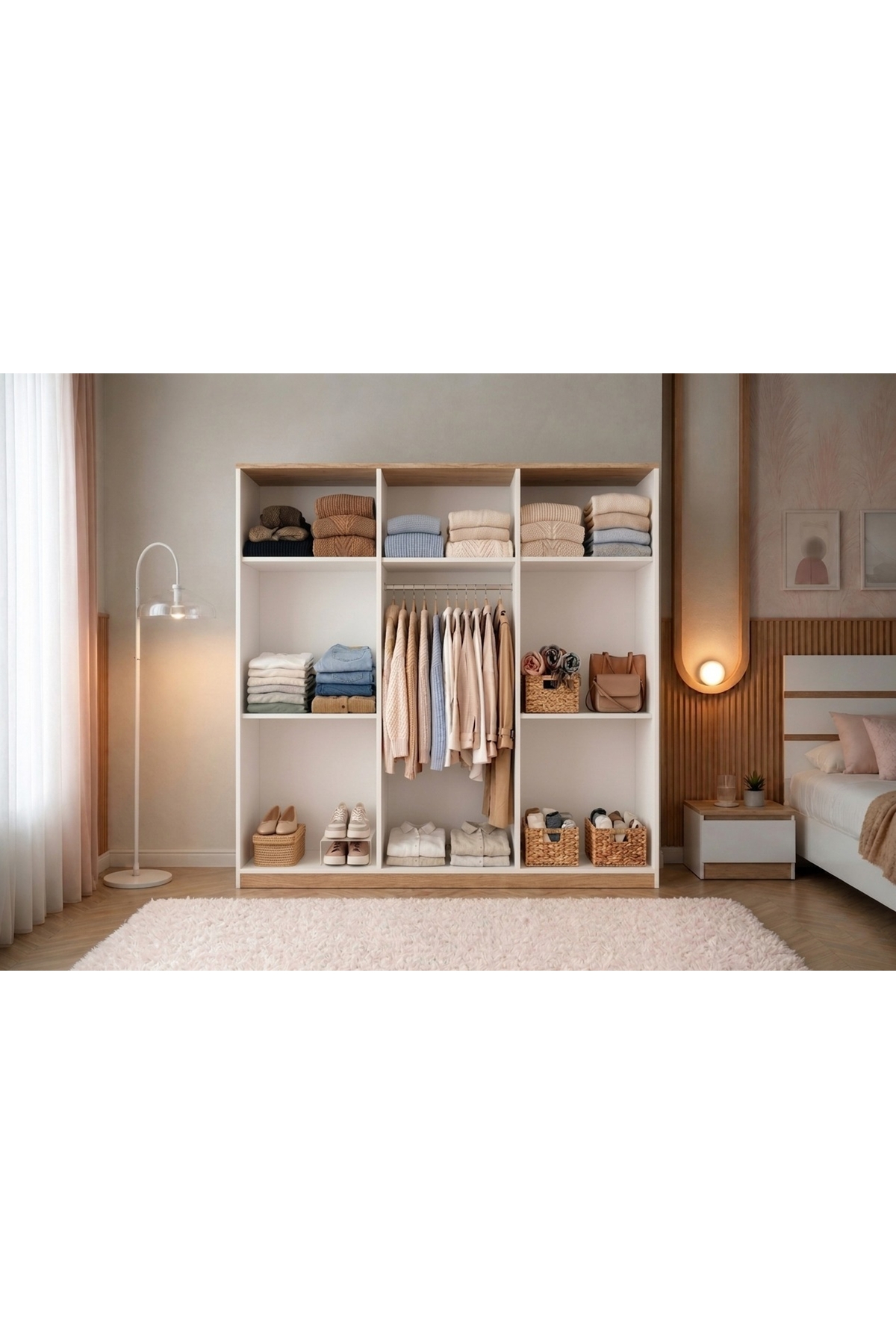 ゆめのページ Vivense ASEL GENÇ ODASI GARDIROBU, 6 KAPAKLI - Fiyatı, Yorumları