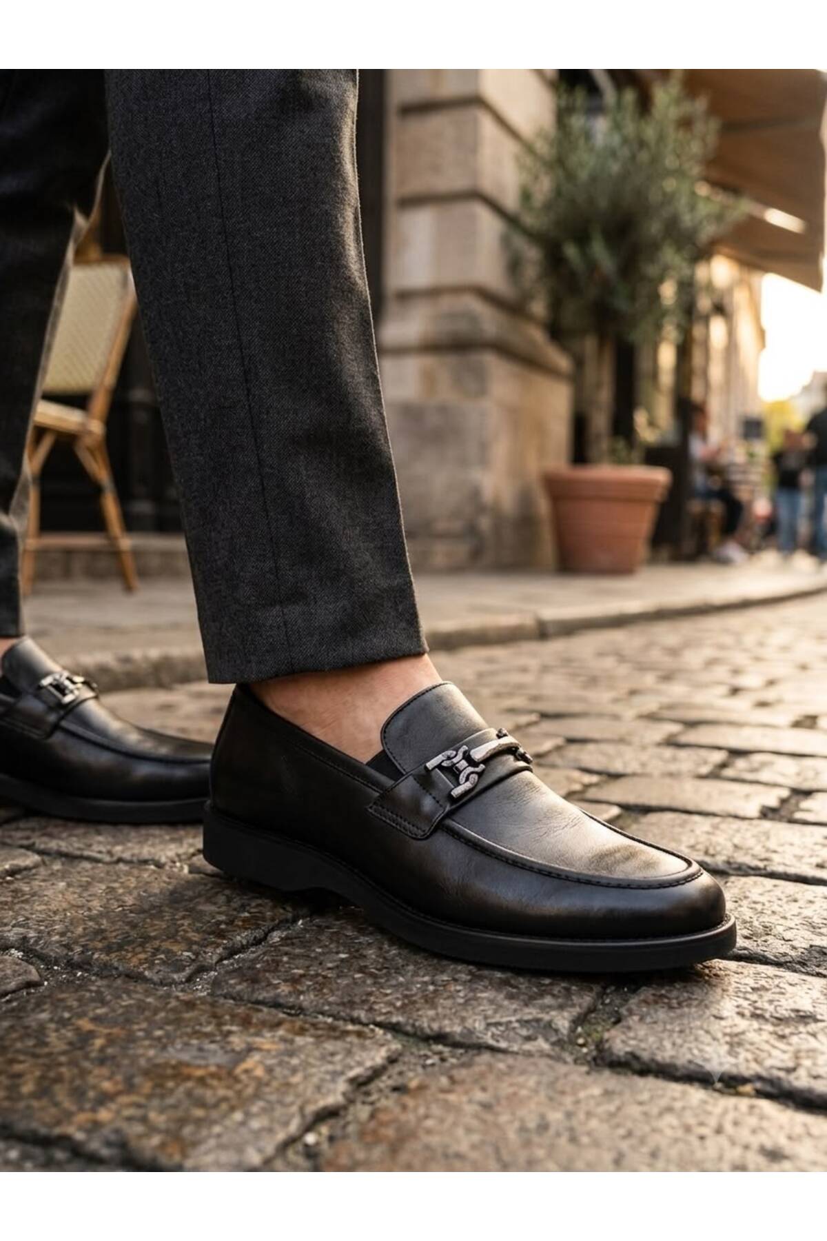 کفش راحتی مردانه چرم طبیعی مدل 119-569 پیر کاردین کفش کژوال Pierre Cardin