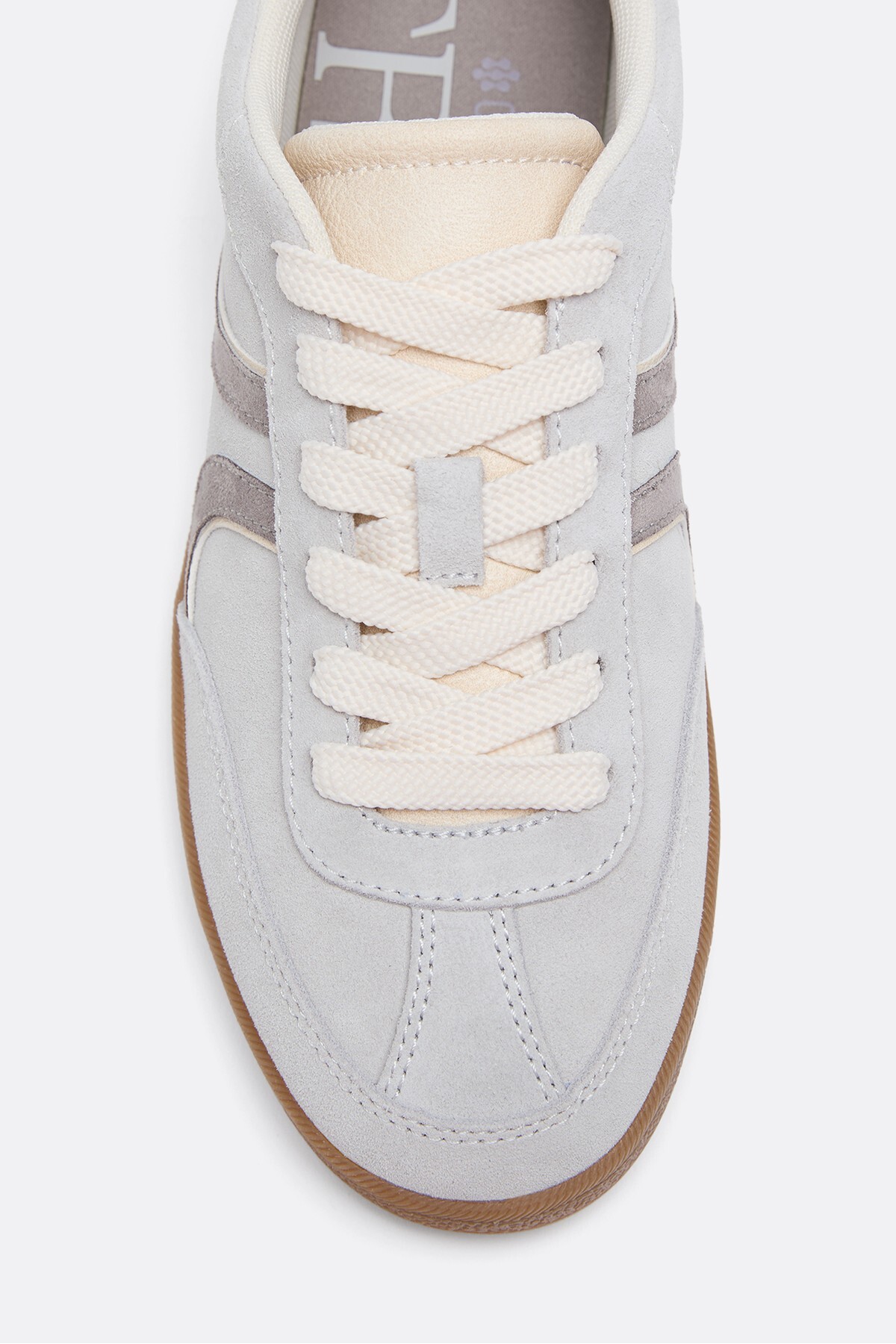 Stradivarius S011 Retro deri spor ayakkabı görsel 5