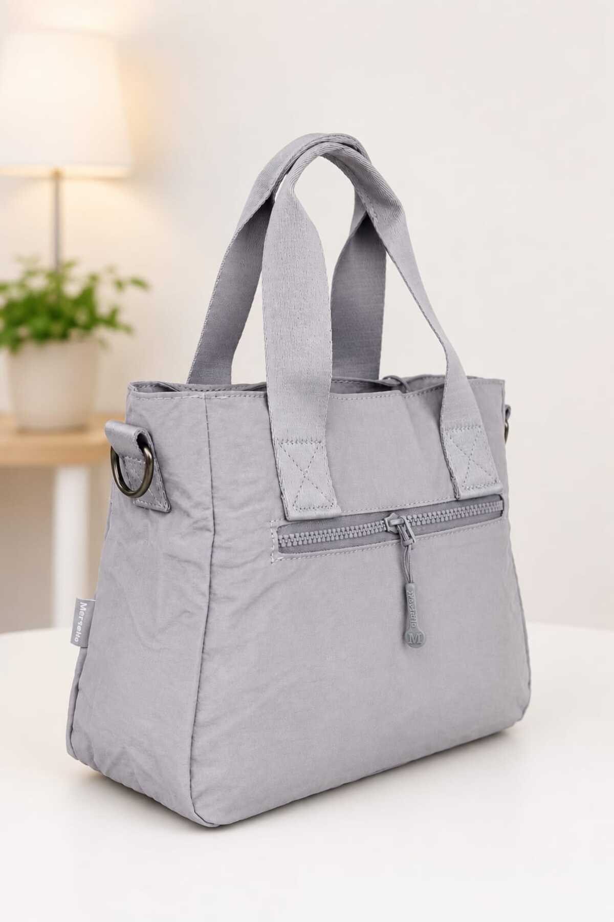 Vona Bags Martella Kipling Kumaş Kadın El, Omuz Çantası M12 görsel 4