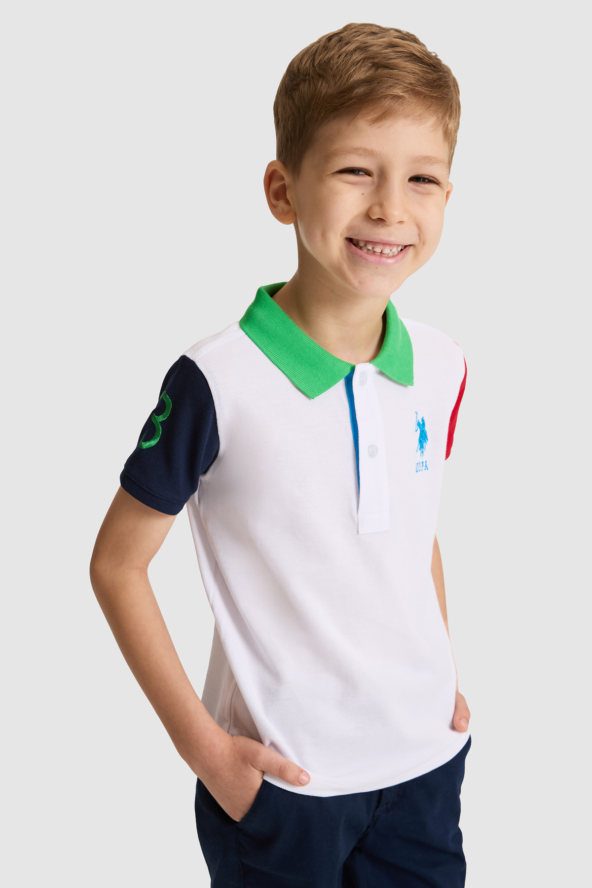 پولوشرت پسرانه یقه پلو | یو اس پولو U.S. Polo Assn. 50325623 TR - تصویر 3