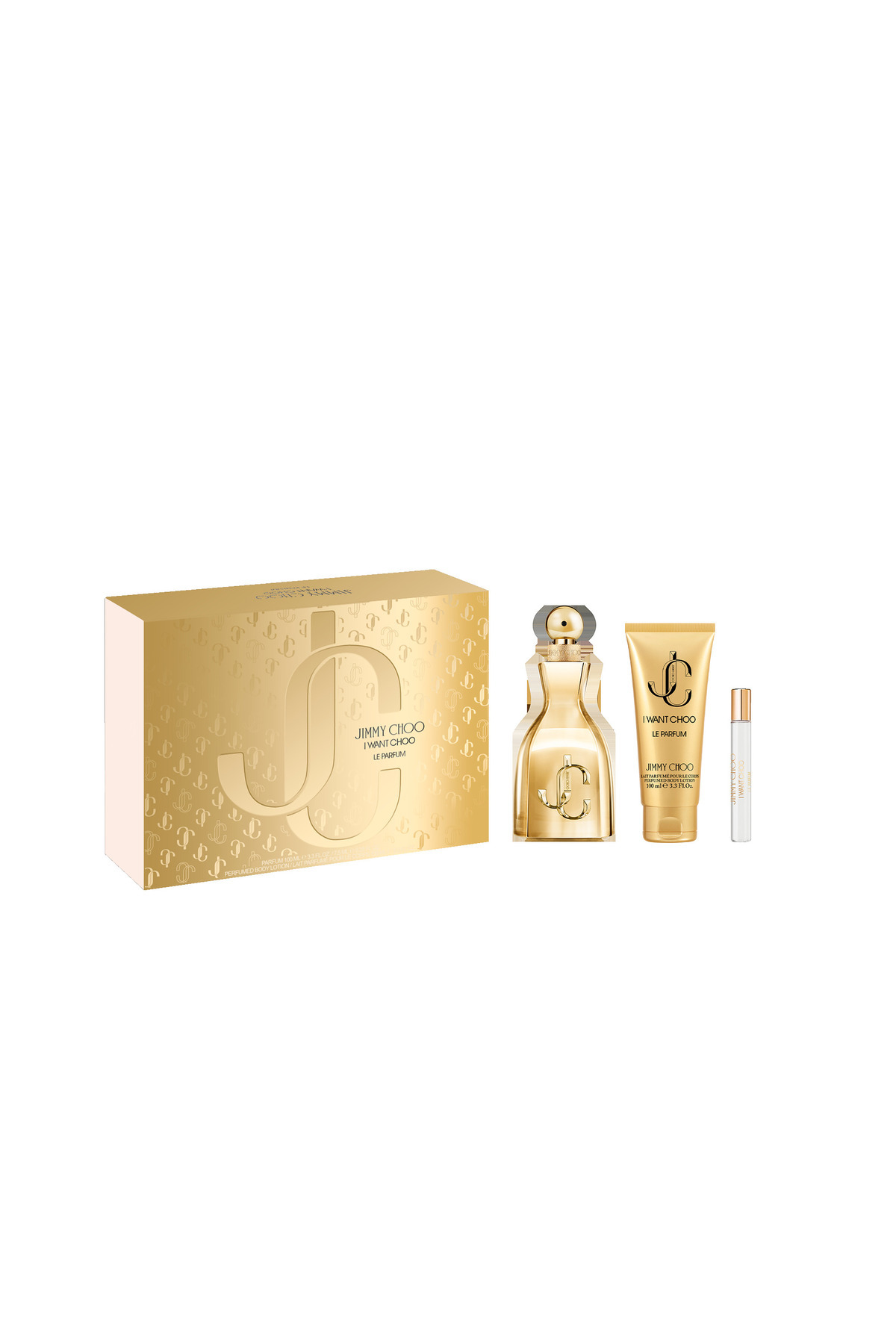 Jimmy Choo I WANT CHOO LE PARFUM 100 ML + I WANT CHOO LE PARFUM 7,5 ML + BODY LOTION 100 ML — JC 22C14