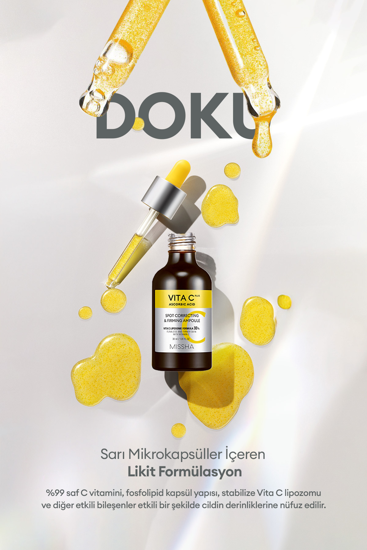 Leke Karşıtı Sıkı Görünüm Sunan C Vitamini Ampulü 30ml Vita C Plus Spot Correcting & Firming Ampoule — 111227 — تصویر 7 از 9