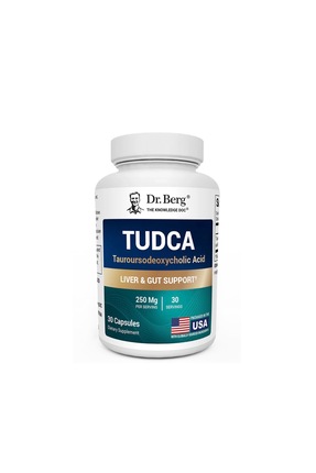 dr berg Dr. Berg TUDCA (Tauroursodeoxycholic Acid) 250 mg 30 Kapsül