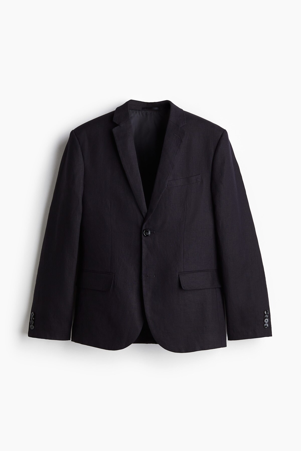 ژاکت کتانی اسلیم فیت اچ اند ام کت بلیزر H&M