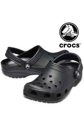 Crocs Classic 10001 Sabo Doktor ve Hemşire Terliği Ortapedik Unisex Terlik SİYAH
