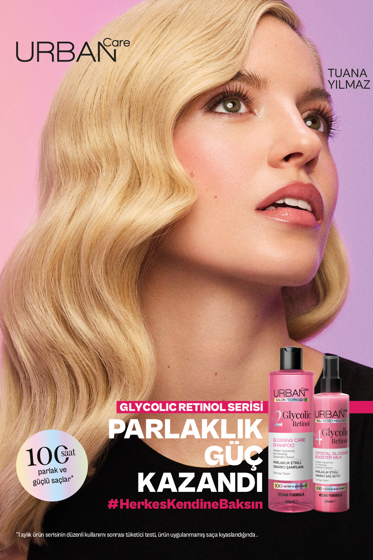 Glycolic Retinol Parlaklık Etkili Onarıcı Saç Bakım Sütü-200ml-Gloss — 8680690712760 — تصویر 4 از 9
