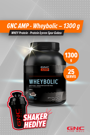 GNC AMP - Wheybolic – 1300 g (25 servis) - Bisküvi ve Krema Aromalı