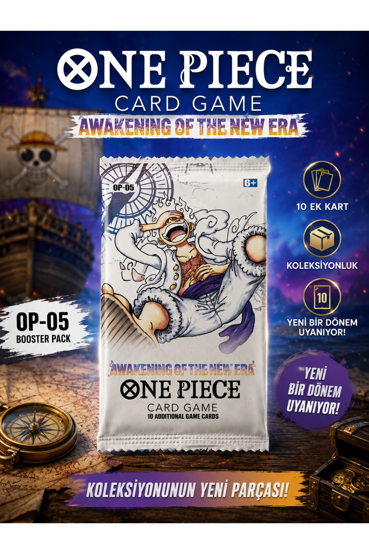 CANTEX TECH One Piece Card Game Booster White Pack 1 Paket Trading