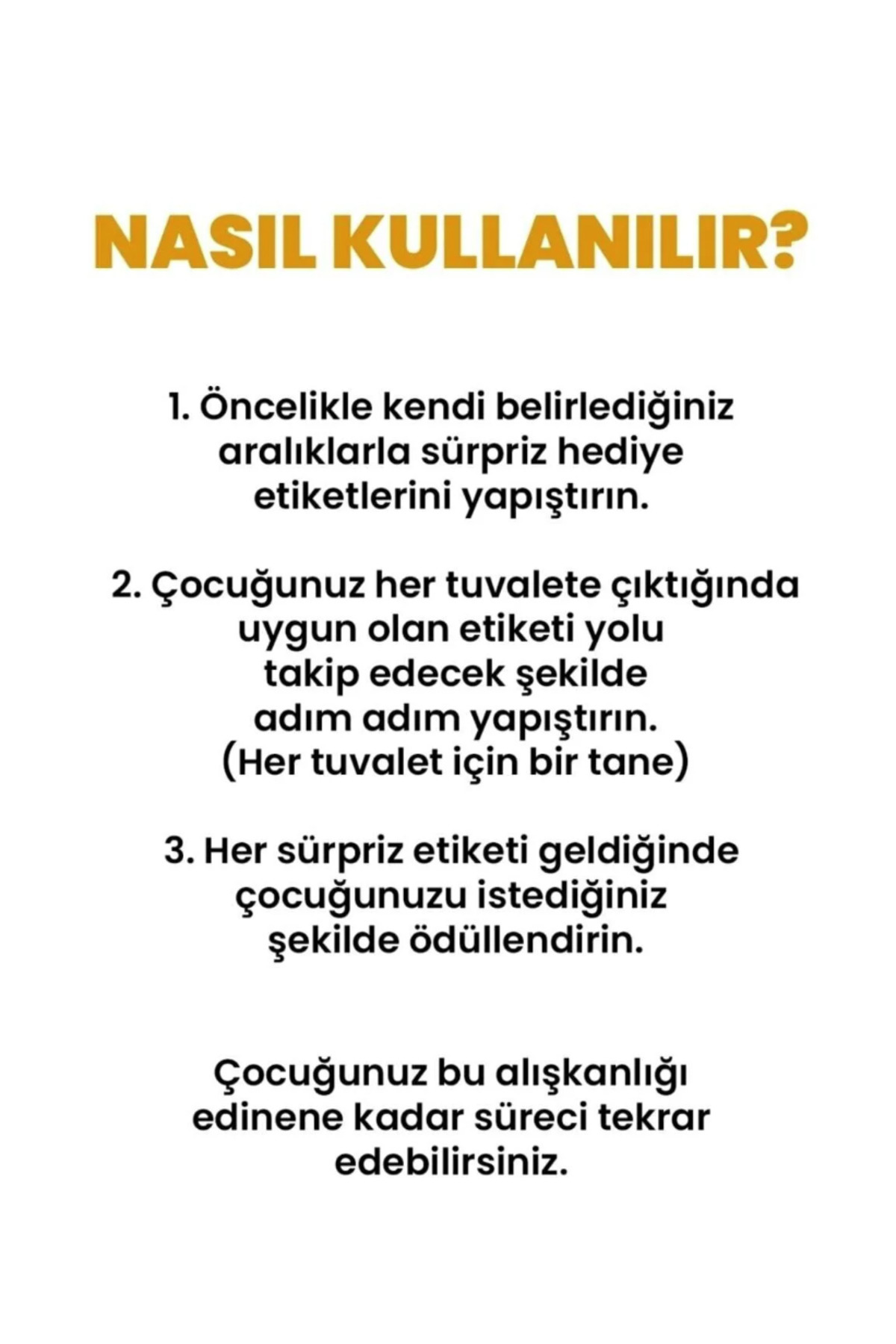 Tuvalet Eğitimi Sticker Panosu – 60'lı Set – 2-3 Yaş – Eğitici Ödül Tablosu